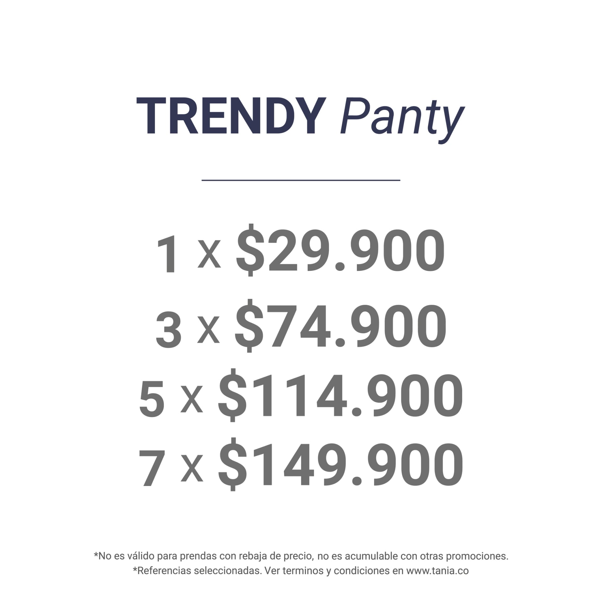 Trendy Panty Hipster Algodon - imagen 2