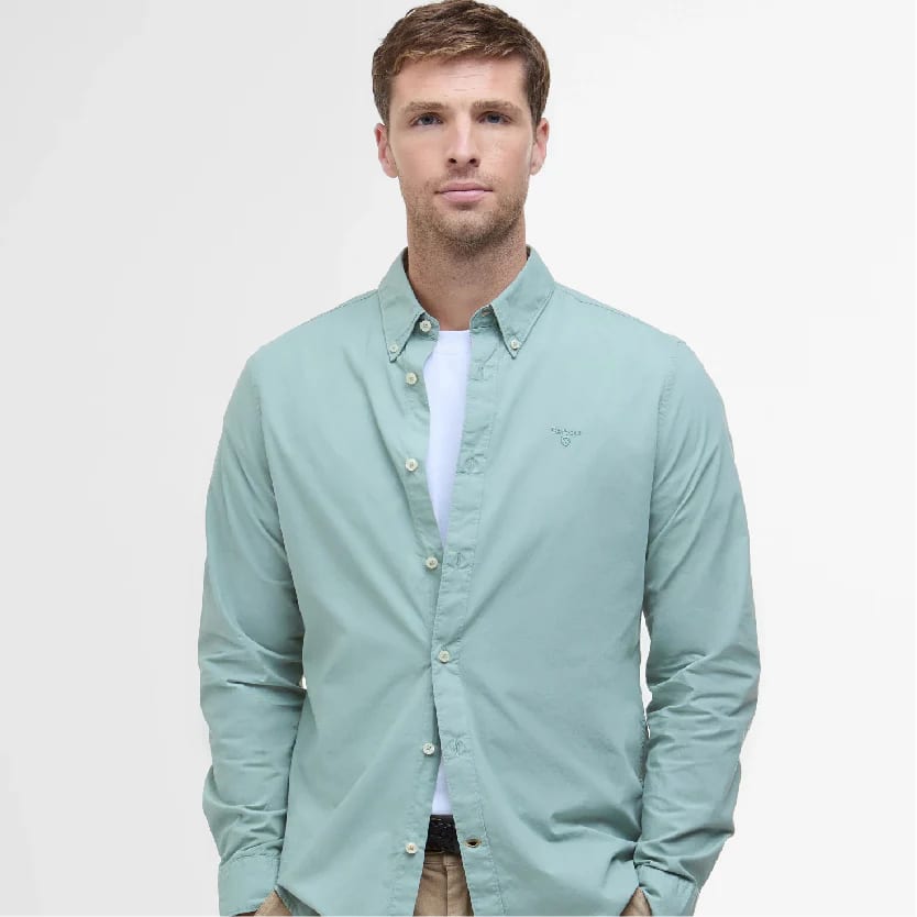 Garment Dyed Tailored Long-Sleeved Shirt - imagen 4