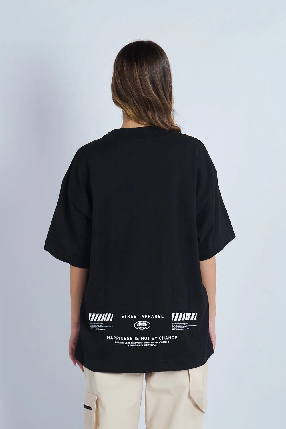 Camiseta oversize estampado Good Time Negro | DROP 03 | - imagen 4