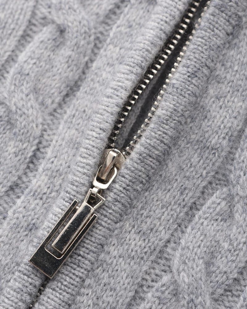 100% Cashmere Woven Half Zip - imagen 14