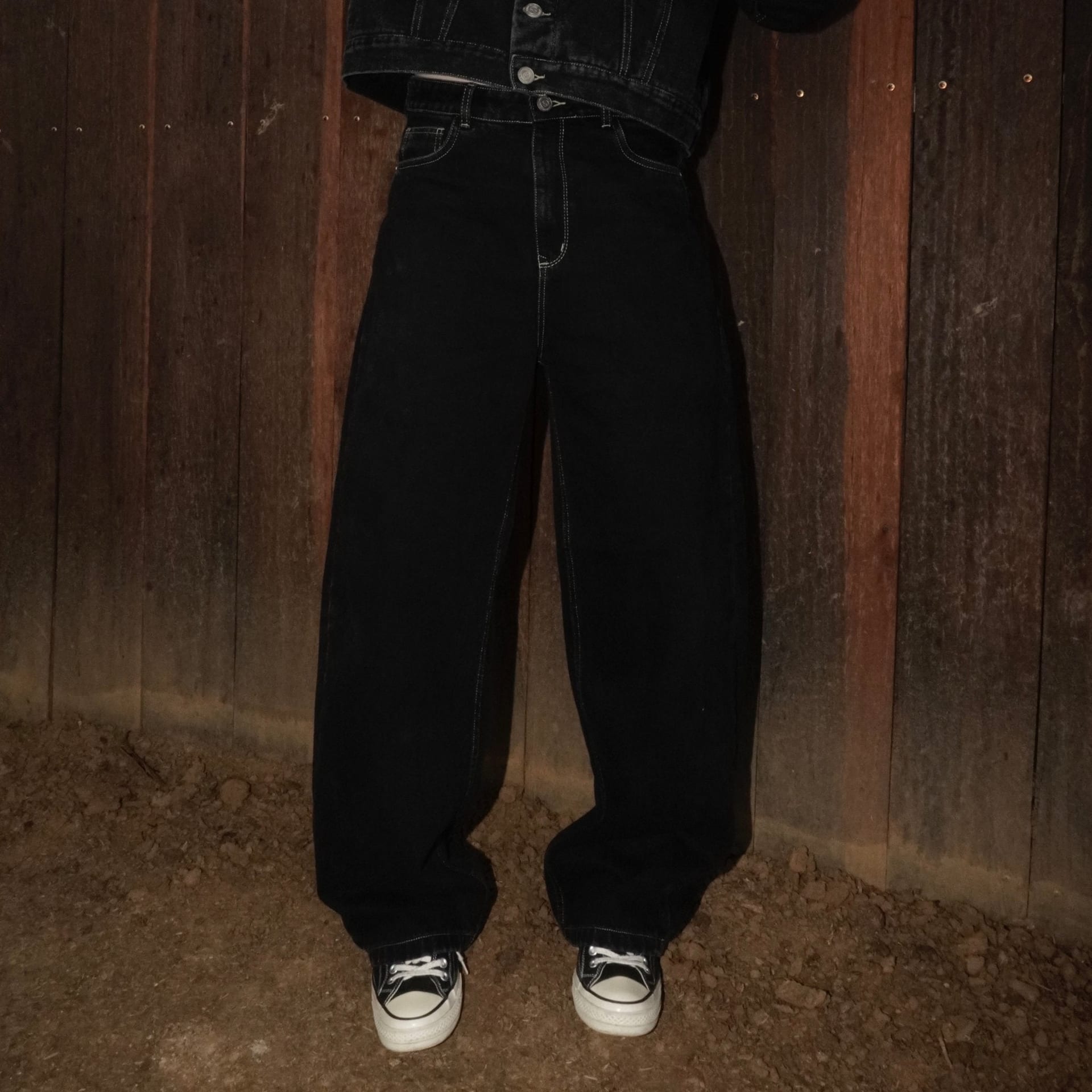 Jean Balloon Black Unisex - imagen 4