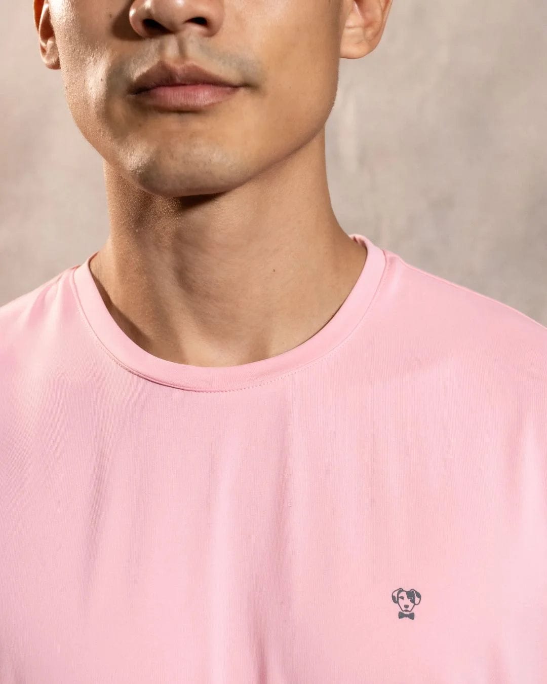 Camiseta Performance Antiarrugas Rosado Peach - imagen 2