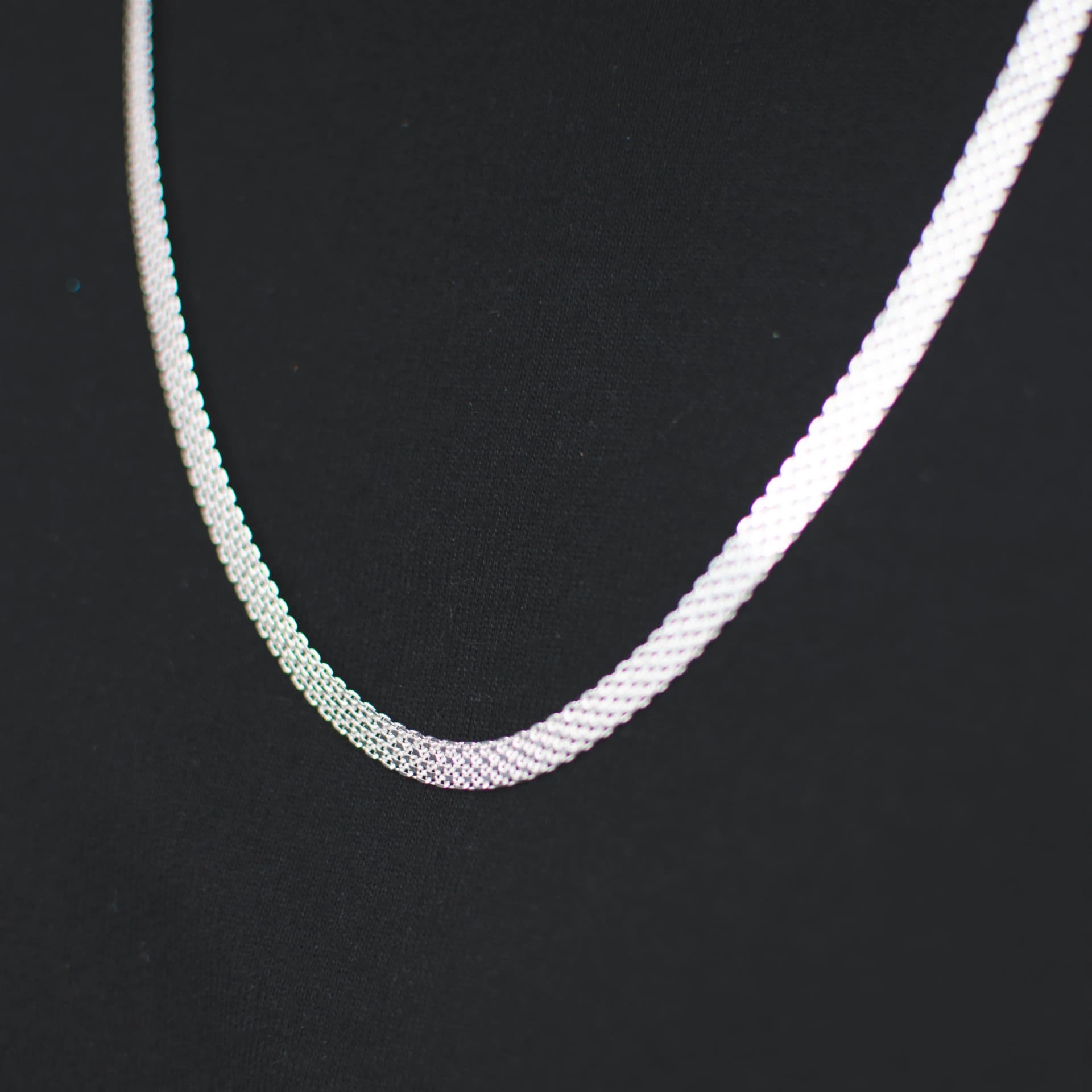 Cadena Chinesca 50cm x 4mm Plata Ley 925 - imagen 4