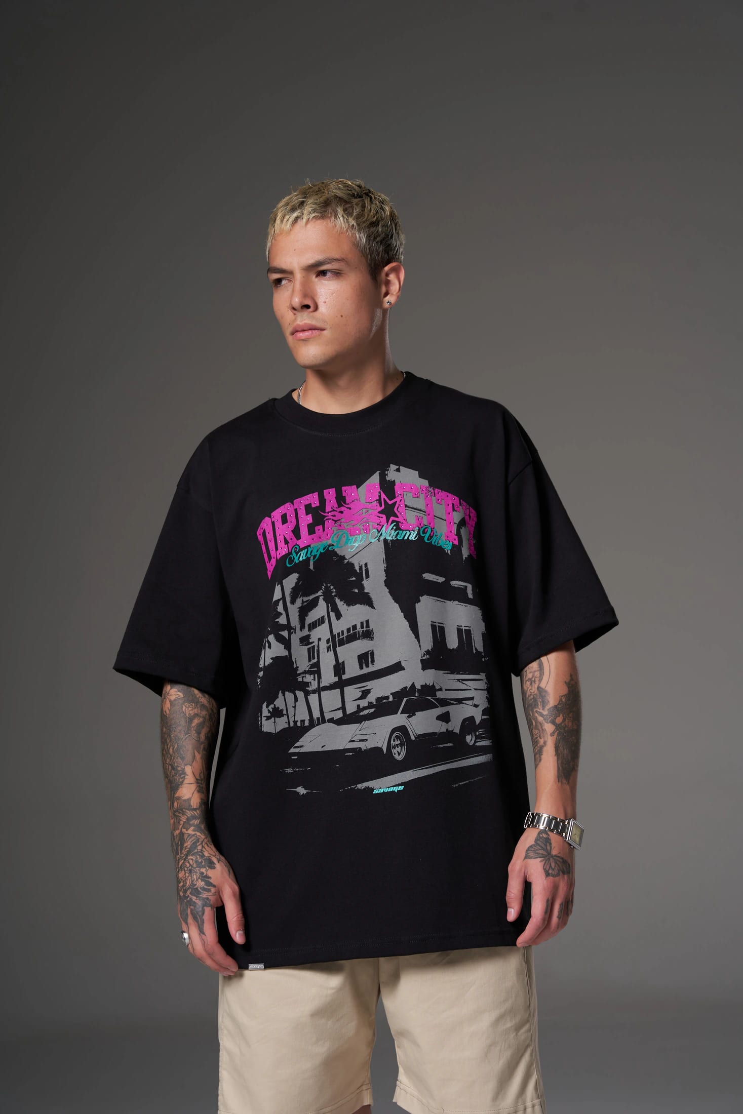 T shirt dream city rosada 250 gramos 14603 - imagen 1