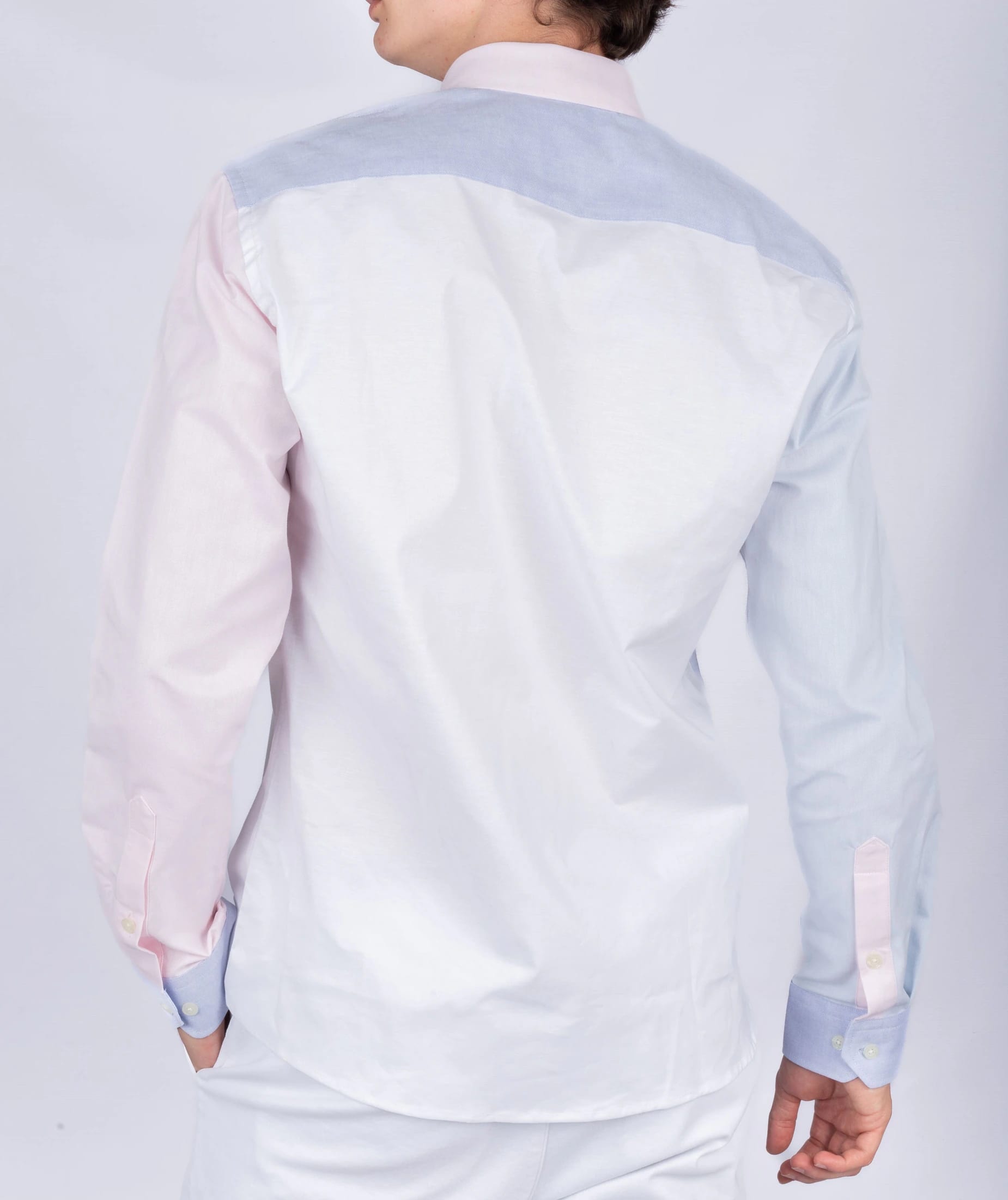 Camisa Oxford Blanca Multicolor - imagen 3