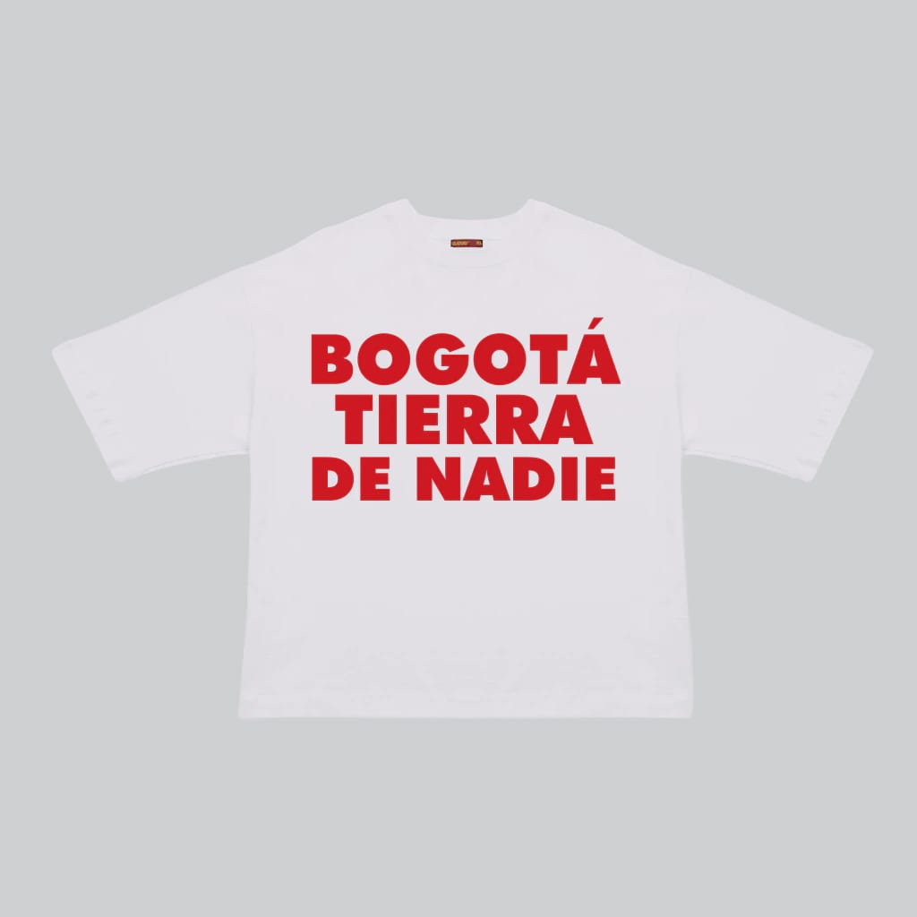 Camiseta Bogotá Tierra de Nadie Blanca - imagen 1