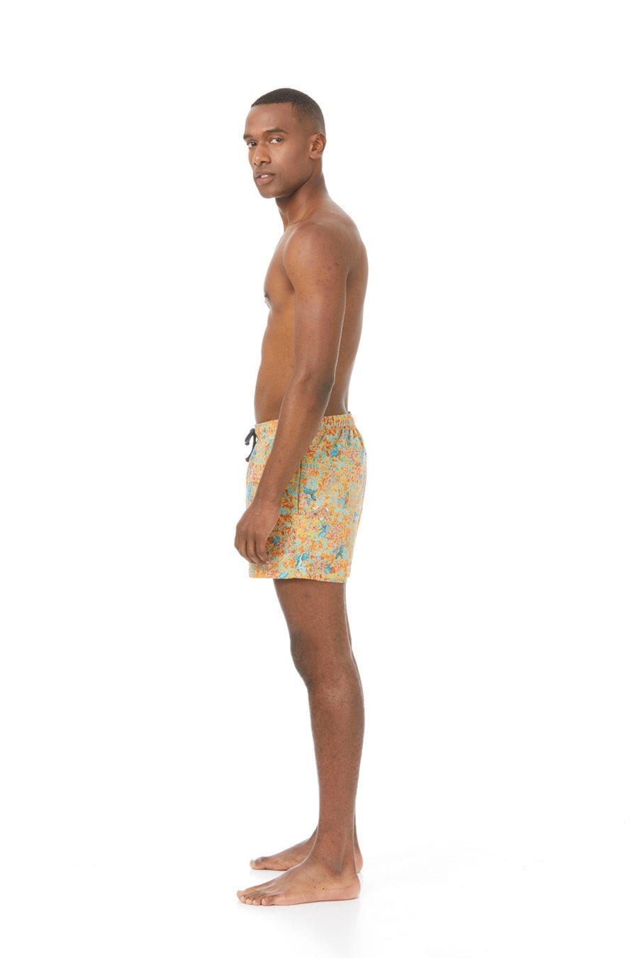 Men's swim trunk lorenzo yellow - imagen 2