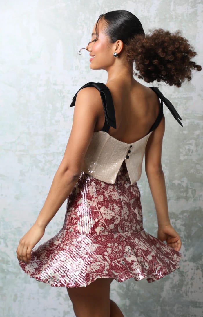 AMALIA MINI MINI SKIRT - imagen 3