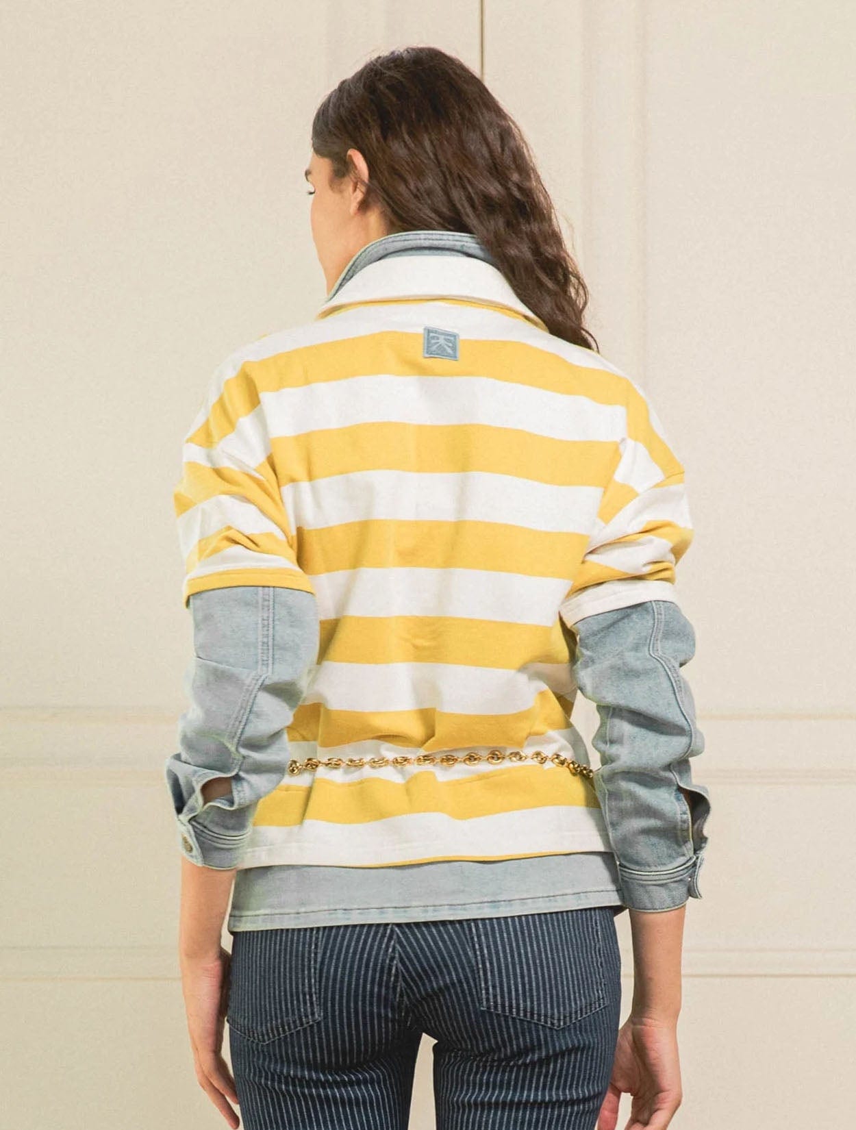 CAMISA POLO PREPPY LOVE MUSTARD - imagen 2