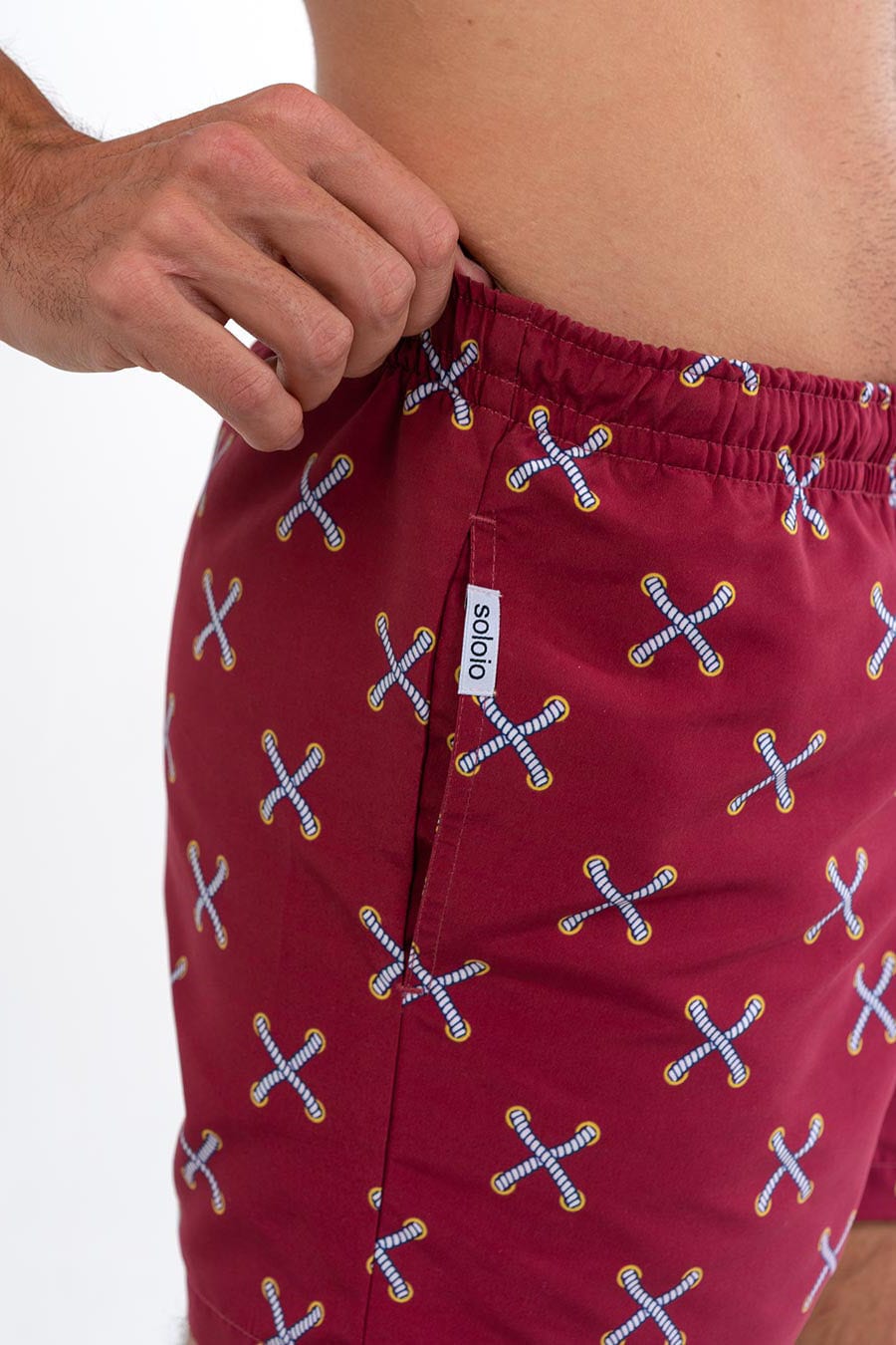 Men's string swim trunk bordeos - imagen 3