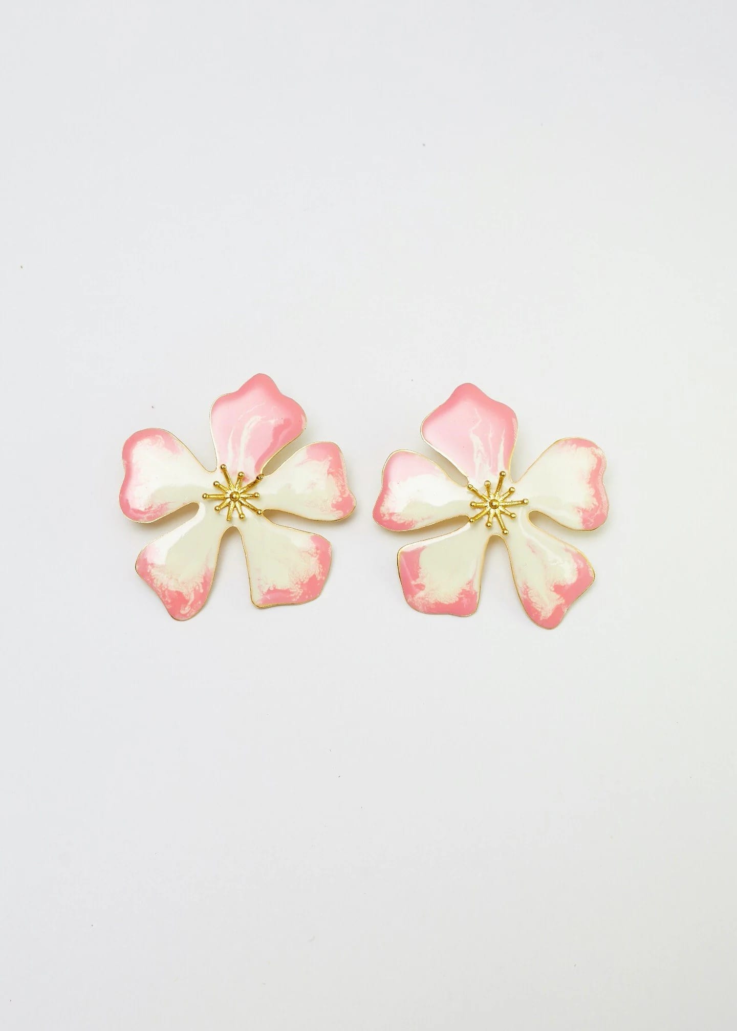 Aretes Aurora Maxi rosa swirl - imagen 4