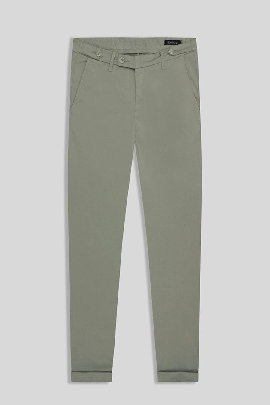 Men's cotton pants military green mauro - imagen 1