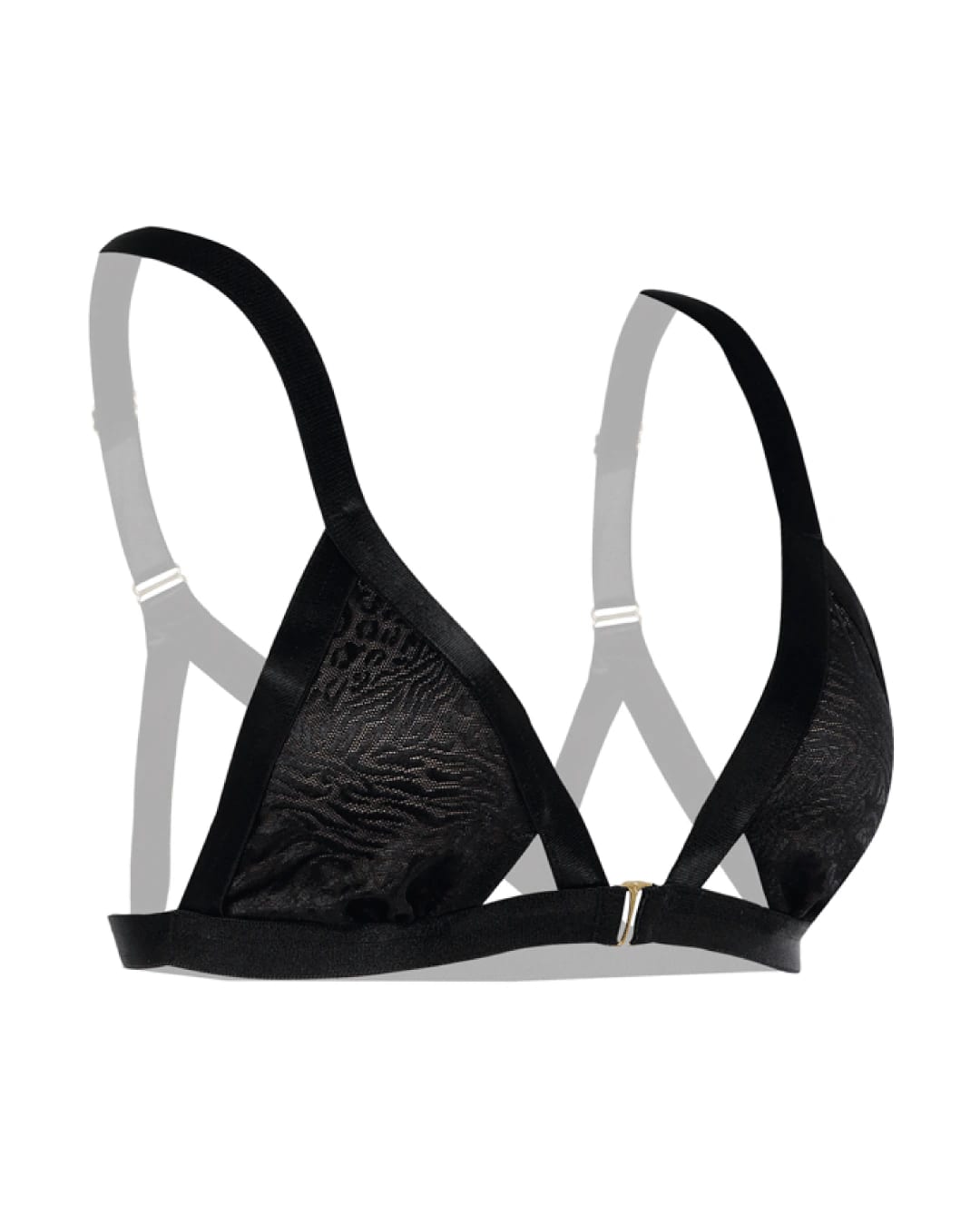 Bralette animal print - NOCTURNAL NEGRO - imagen 3