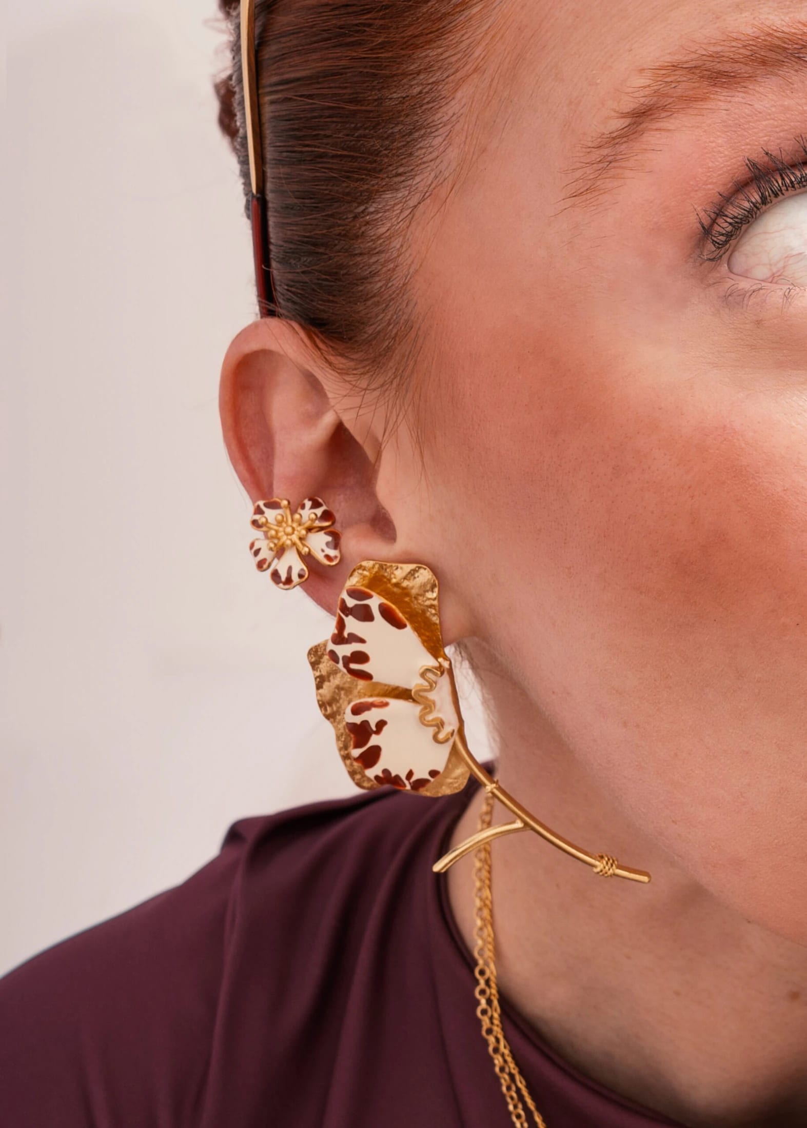 Earcuff Aurora mini Butter - imagen 5