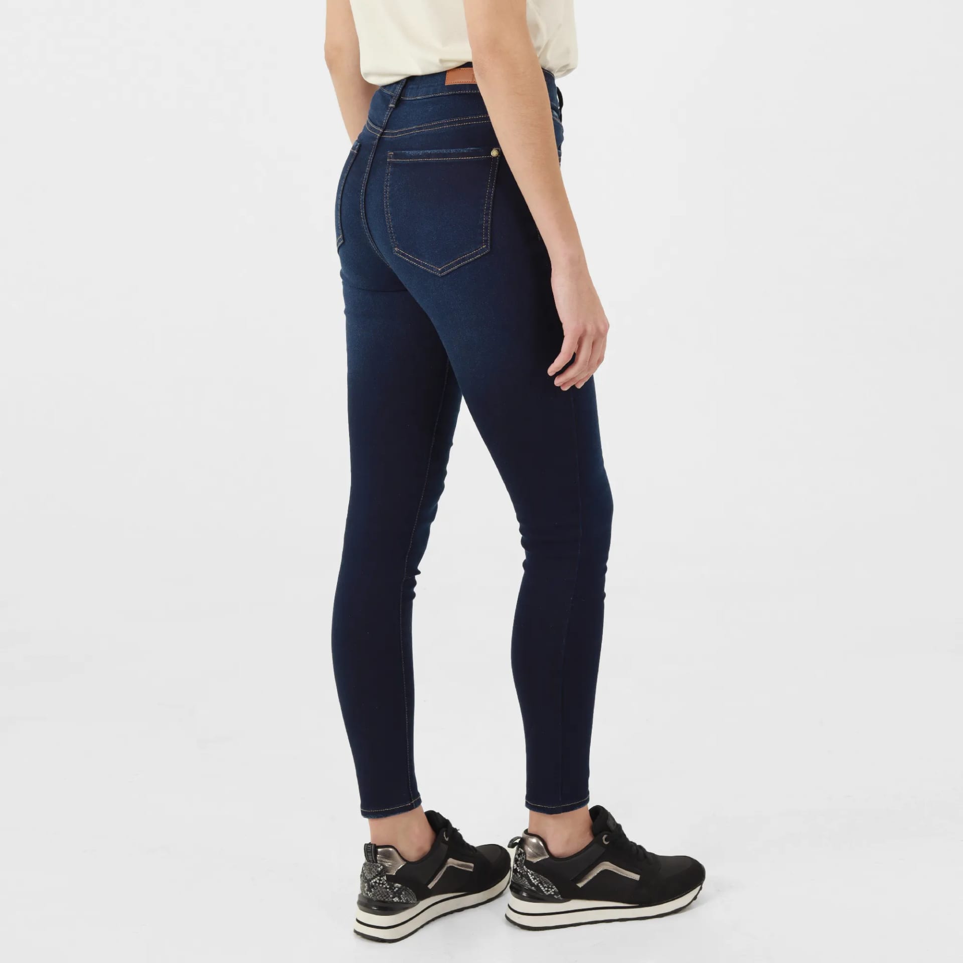 Jean Muse Tiro Alto Bota Skinny - imagen 3