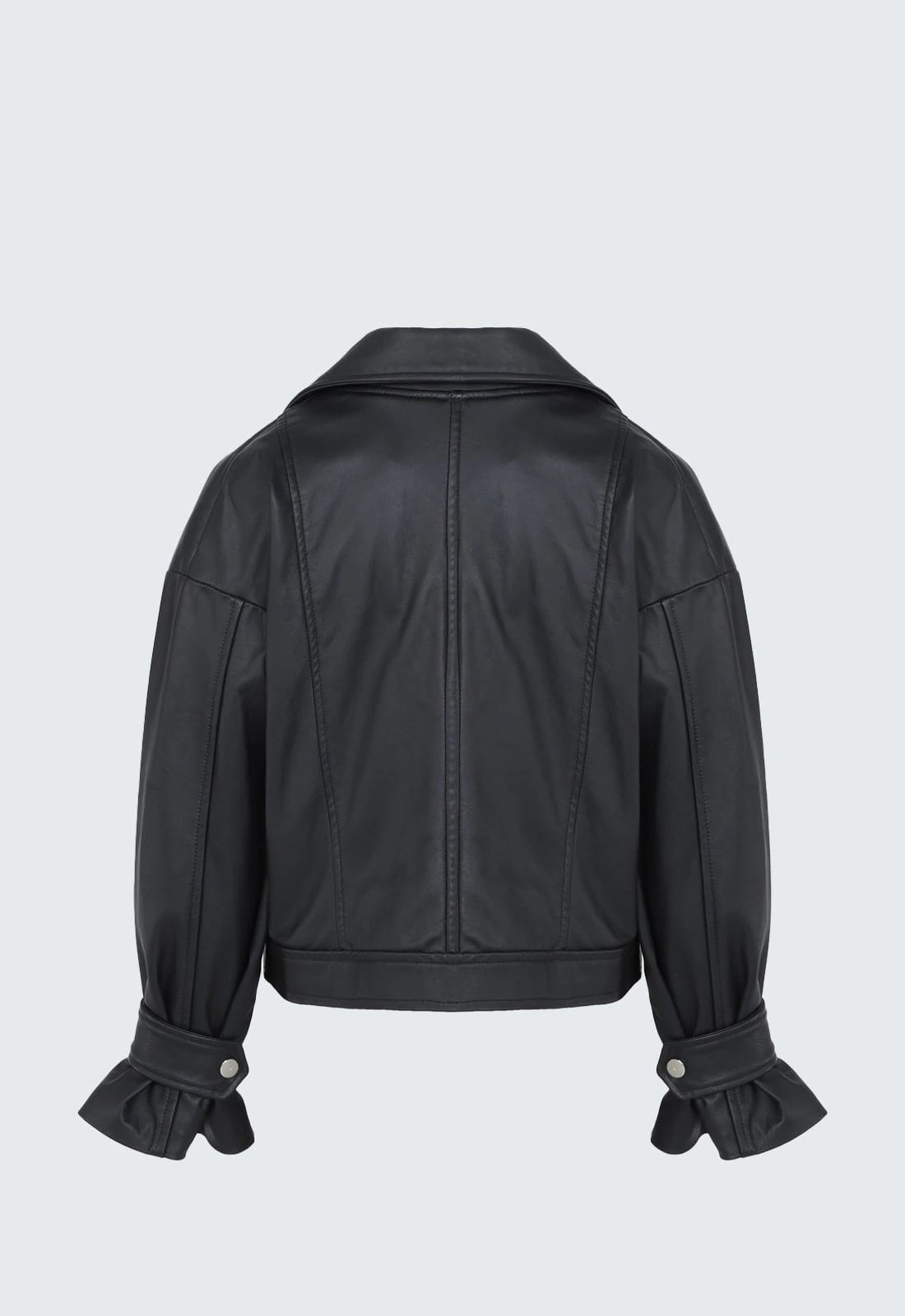 LEROY BIKER LEATHER JACKET - imagen 3