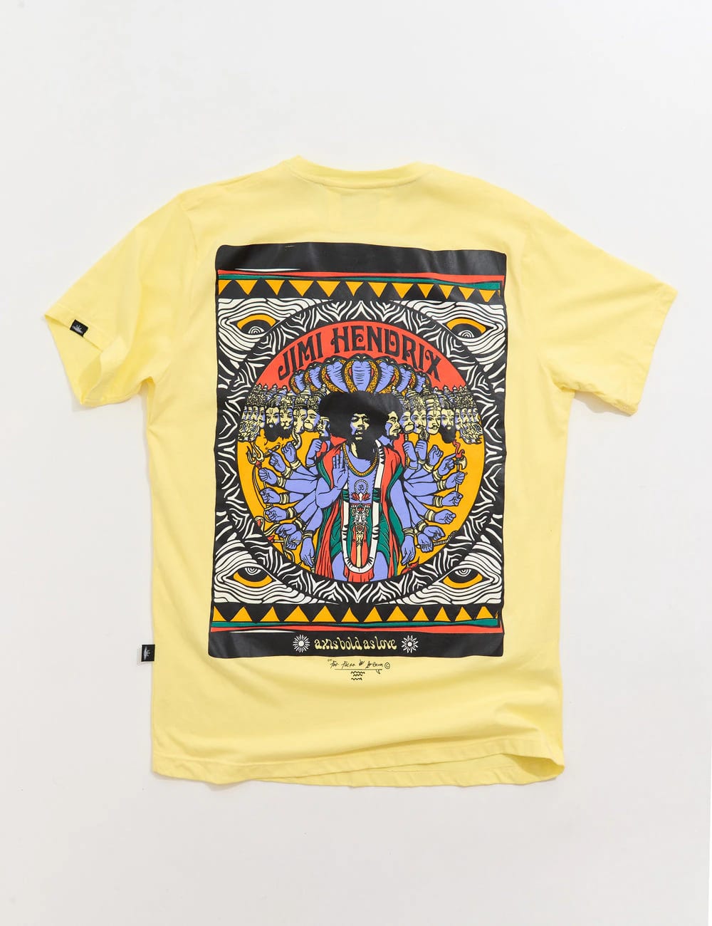 Camiseta Regular Fit Jimi hendrix  amarillo Hombre - imagen 6