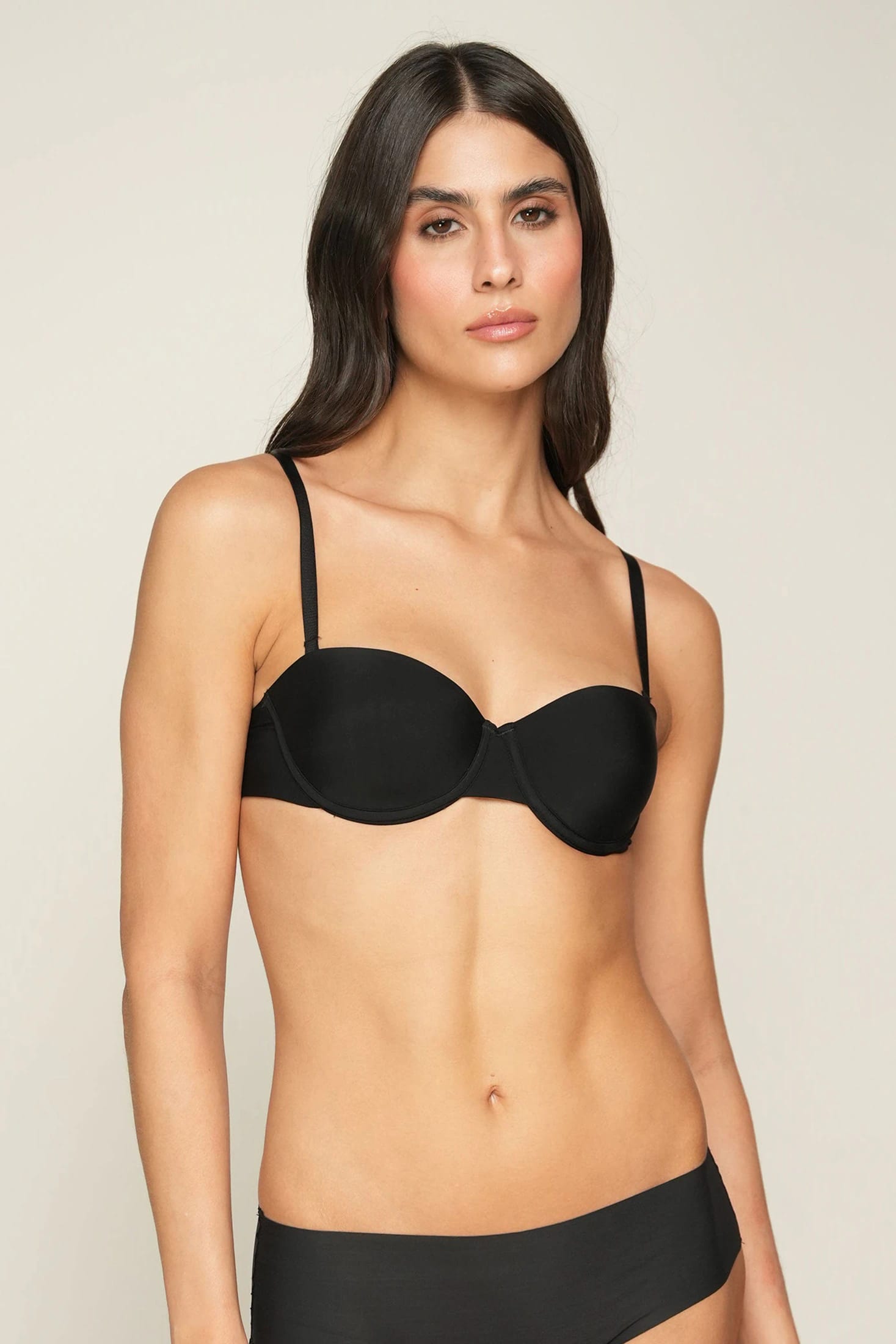 BRASIER STRAPLESS ELLIPSE ESENCIAL NEGRO - imagen 1