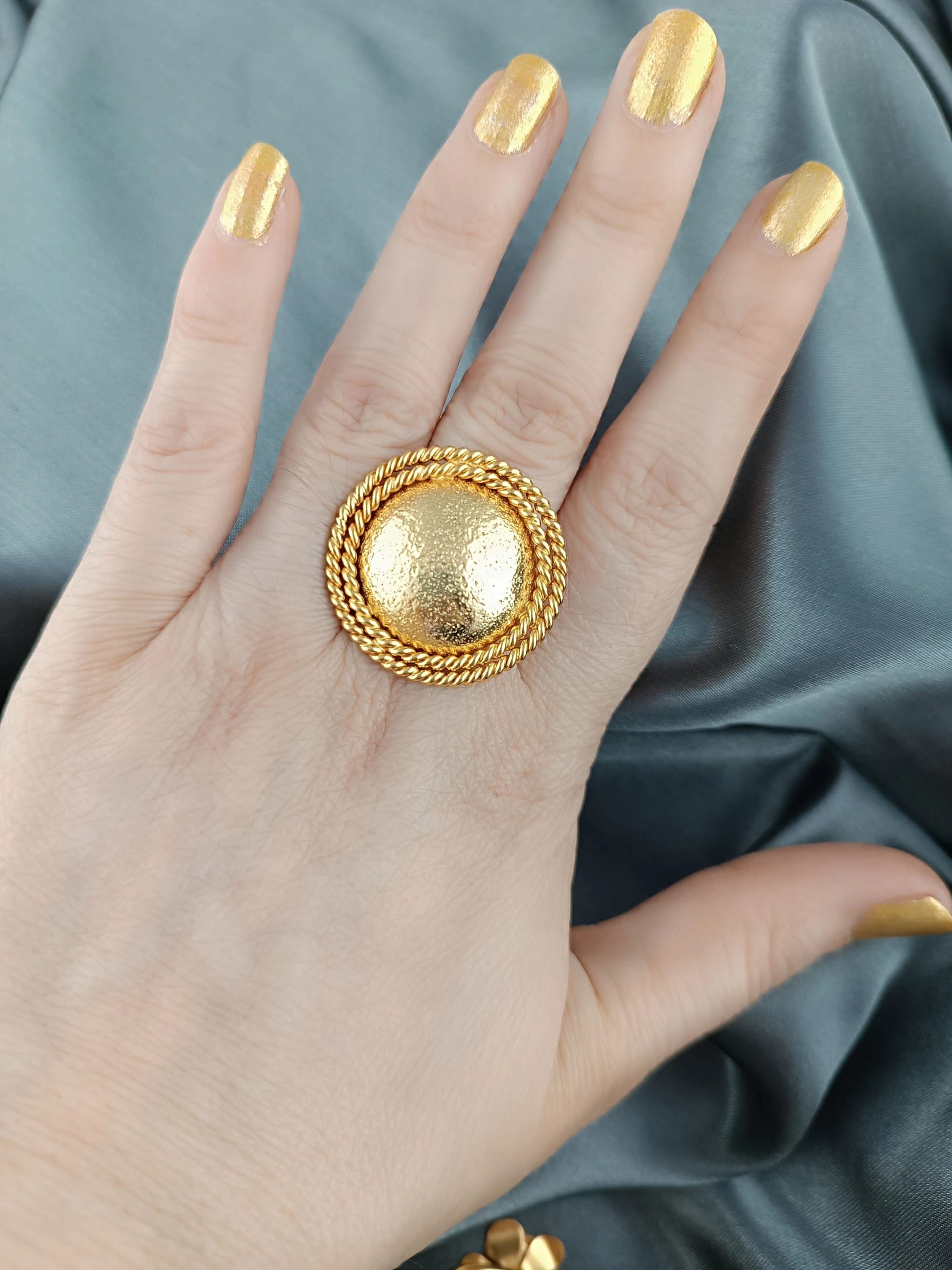 Anillo circular doble aro - imagen 2