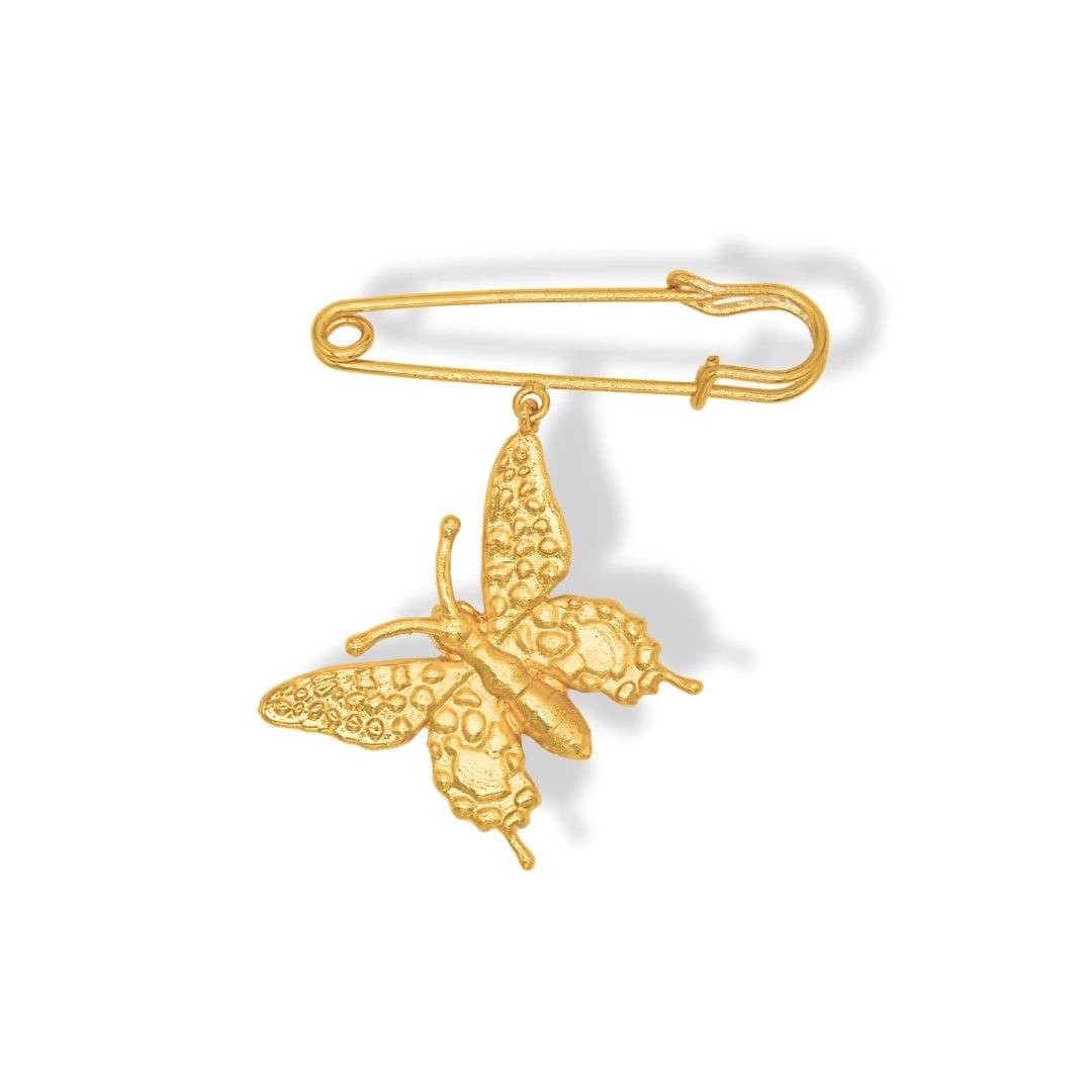 Pin tipo gancho con mariposa grande - imagen 2