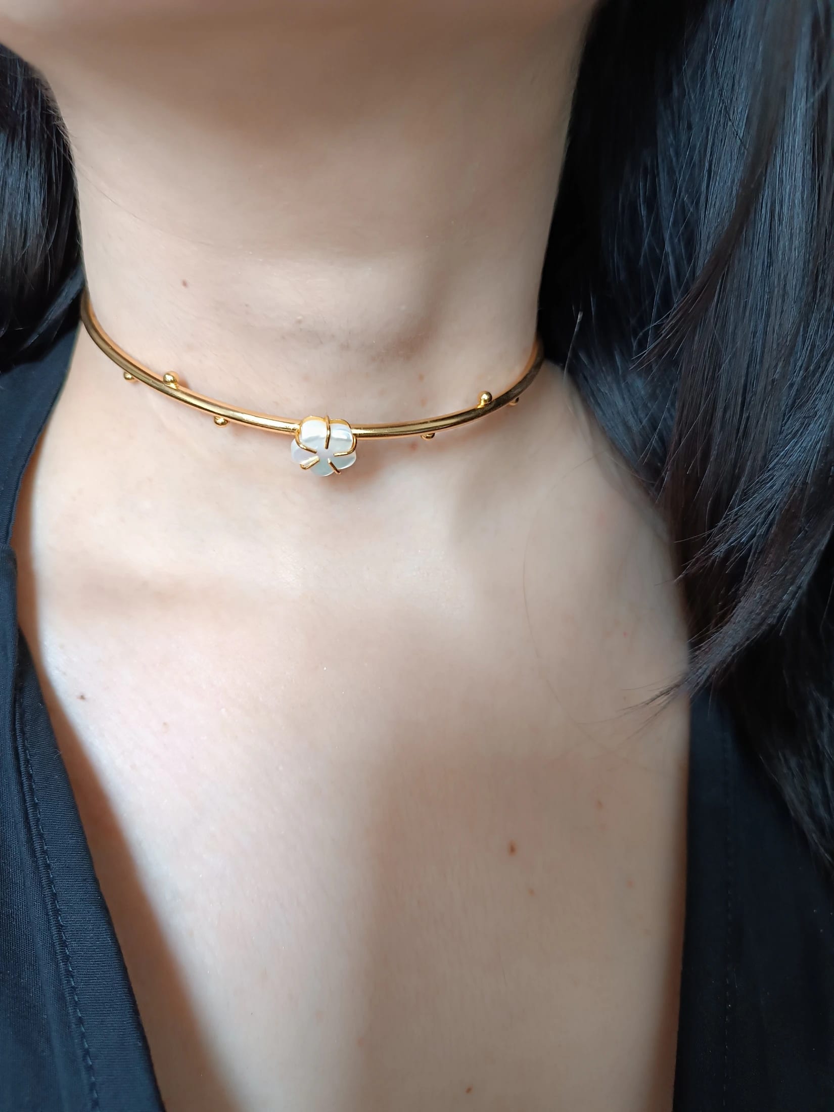 Choker Mariana con nacar - imagen 4