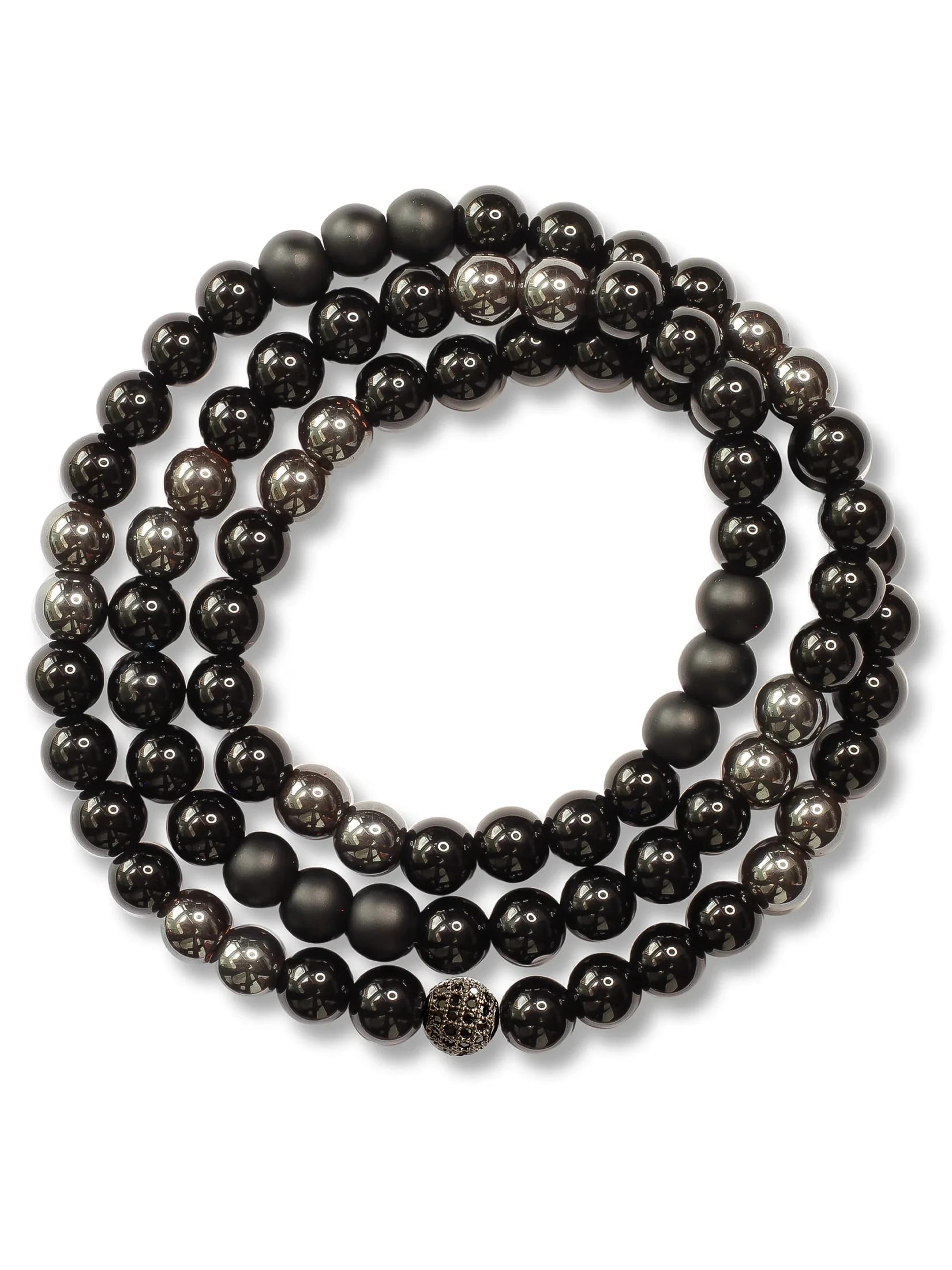 Brazalete Triple All Black 6mm - imagen 1