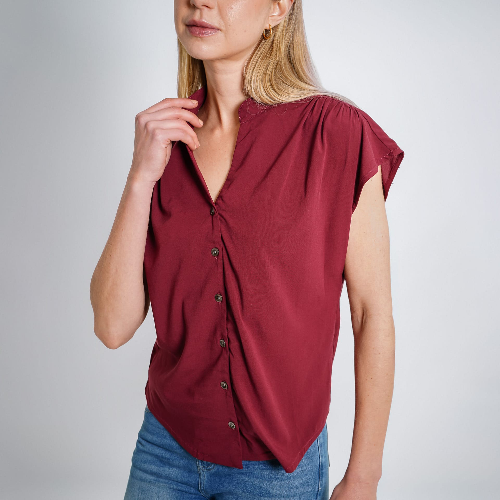 Blusa Cuello Neru Manga Sisa - imagen 10