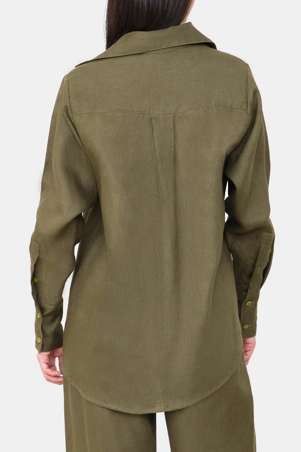 Camisa new giorgina verde oliva - imagen 3