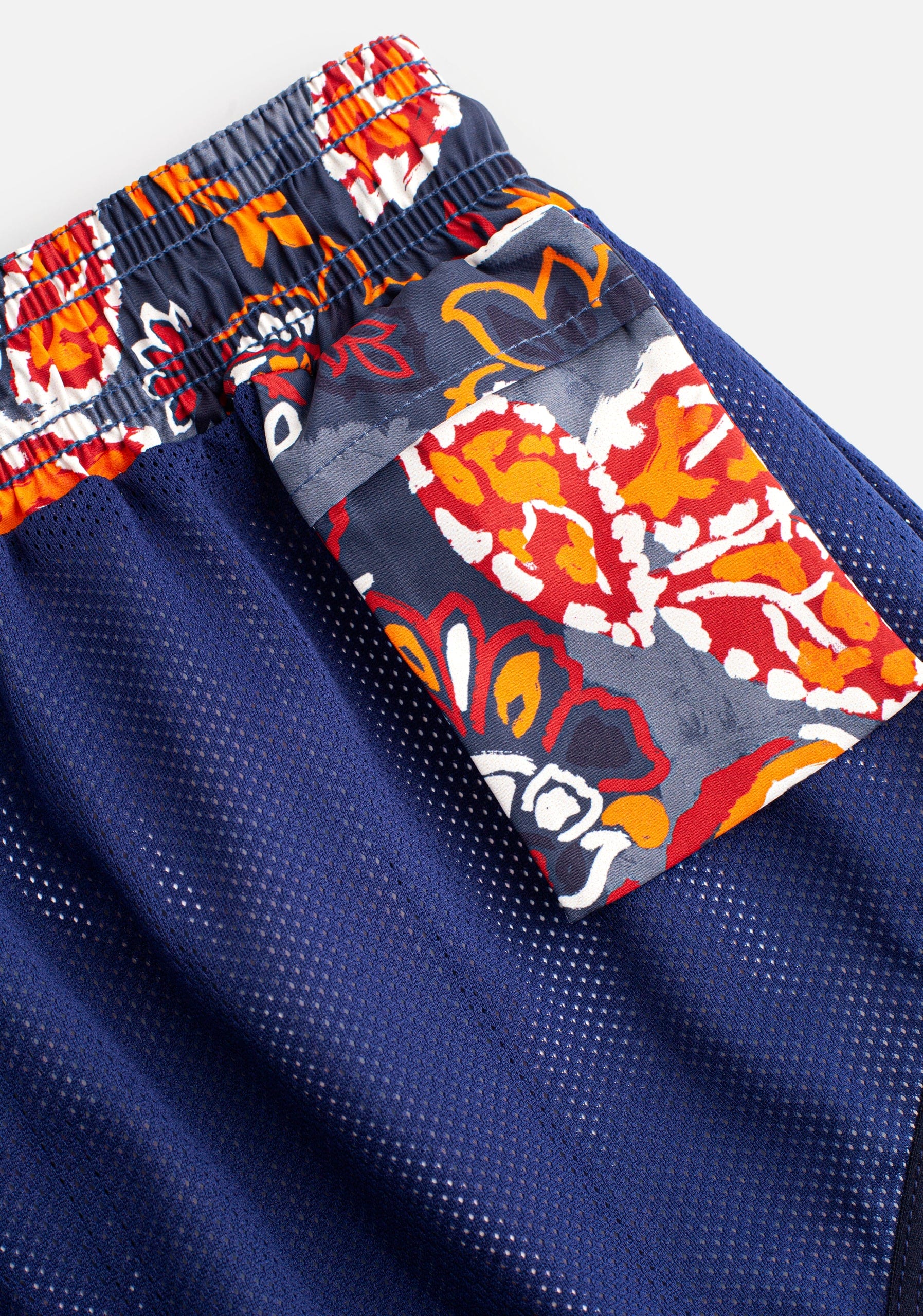 Pantaloneta H New Gorka Estampada Azul Osc. - imagen 4