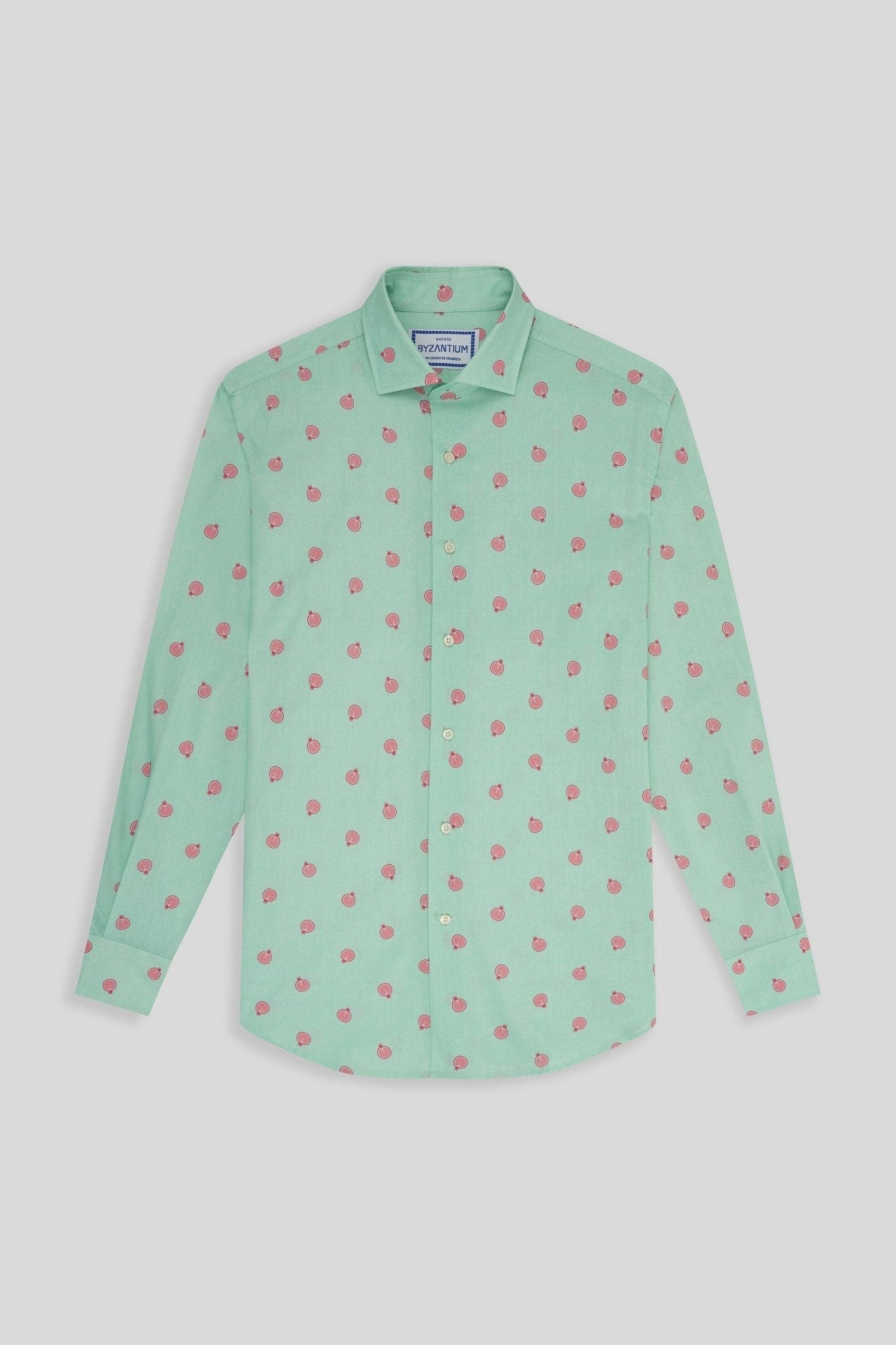 Men's cotton shirt aquamarine bastión - imagen 1