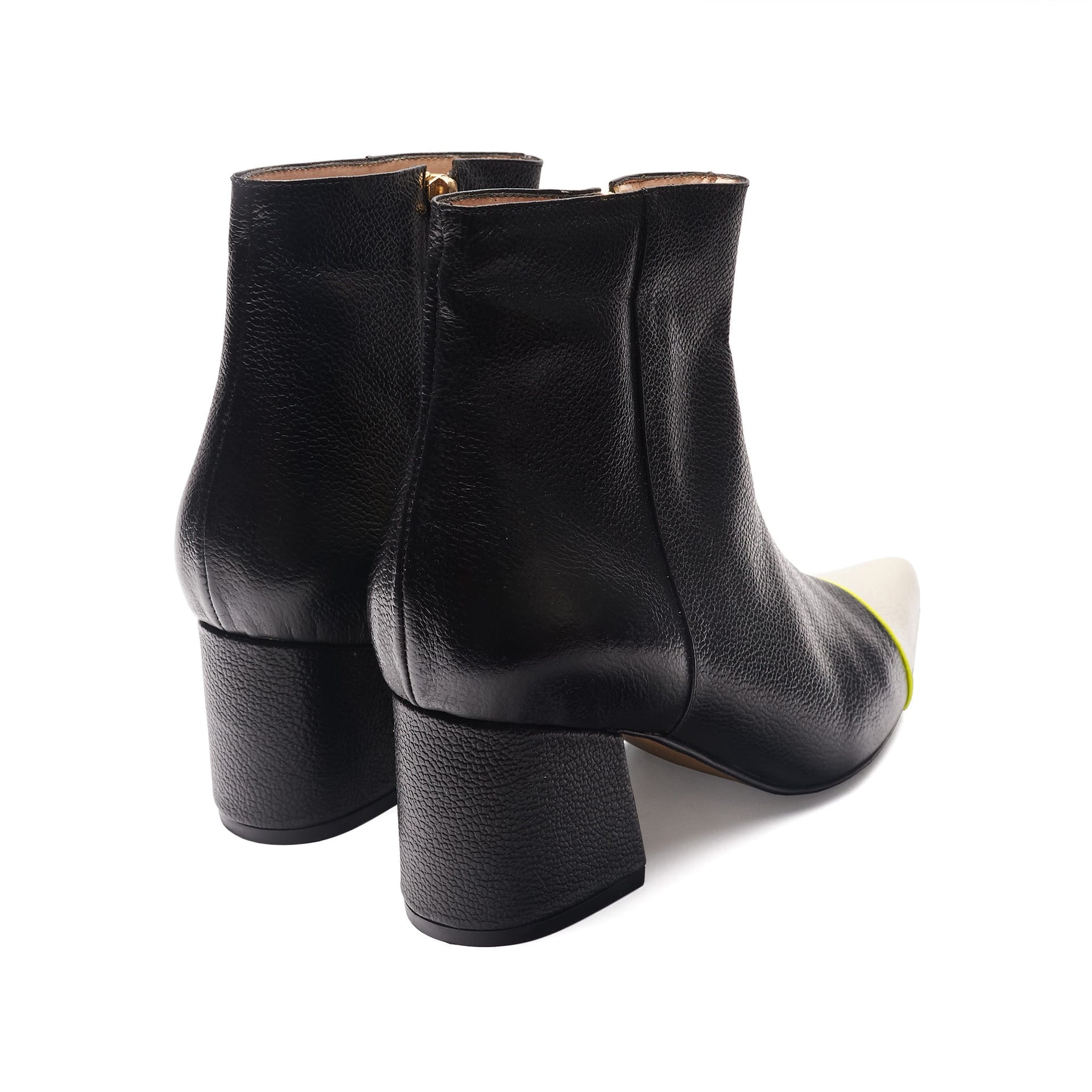 ANKLE boots - BLACK X BEIGE - imagen 4