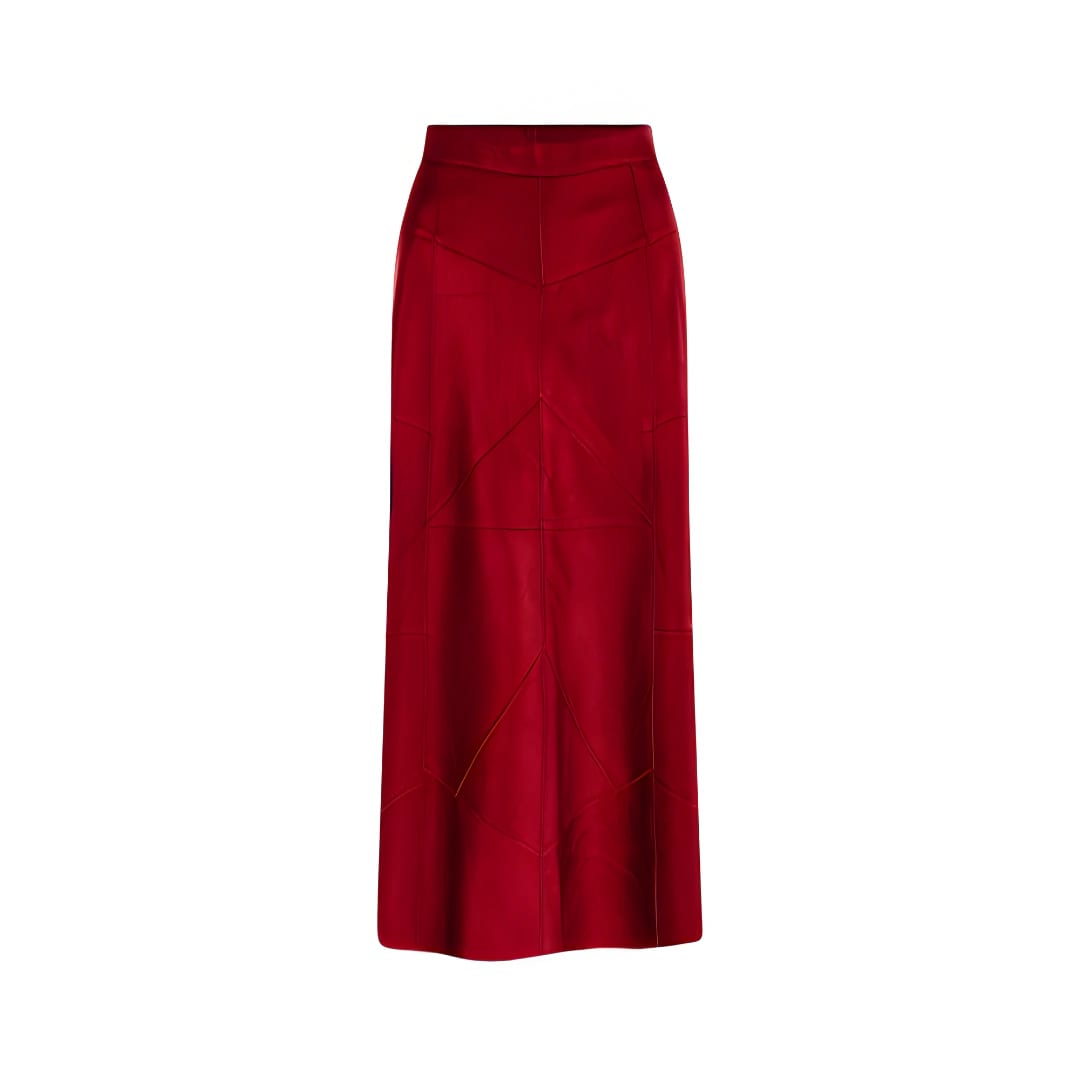 JULIA PATCHWORK MAXI SKIRT - imagen 2