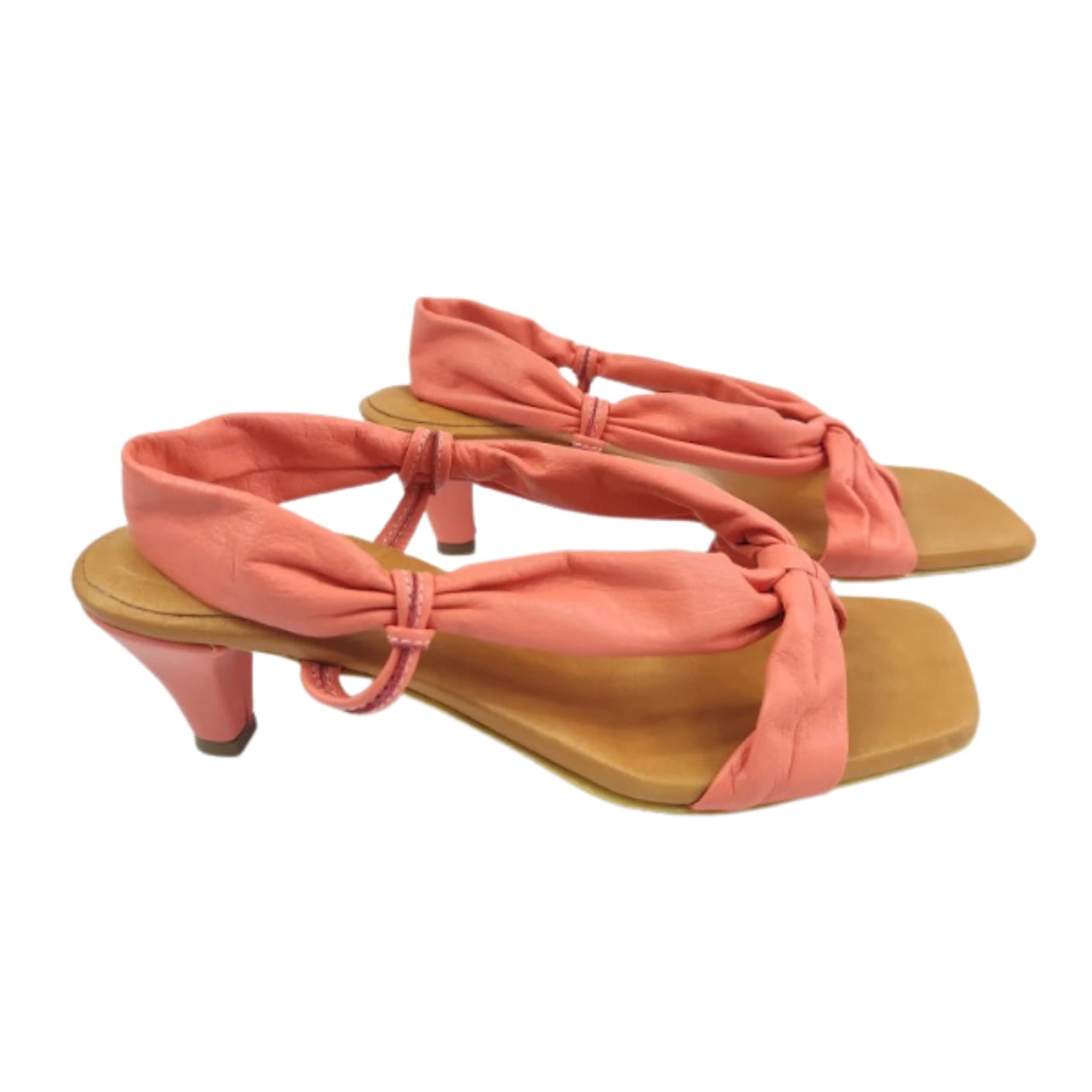 Silvia Cobos Wonder Kitten Heel Salmon Sandalias - imagen 1