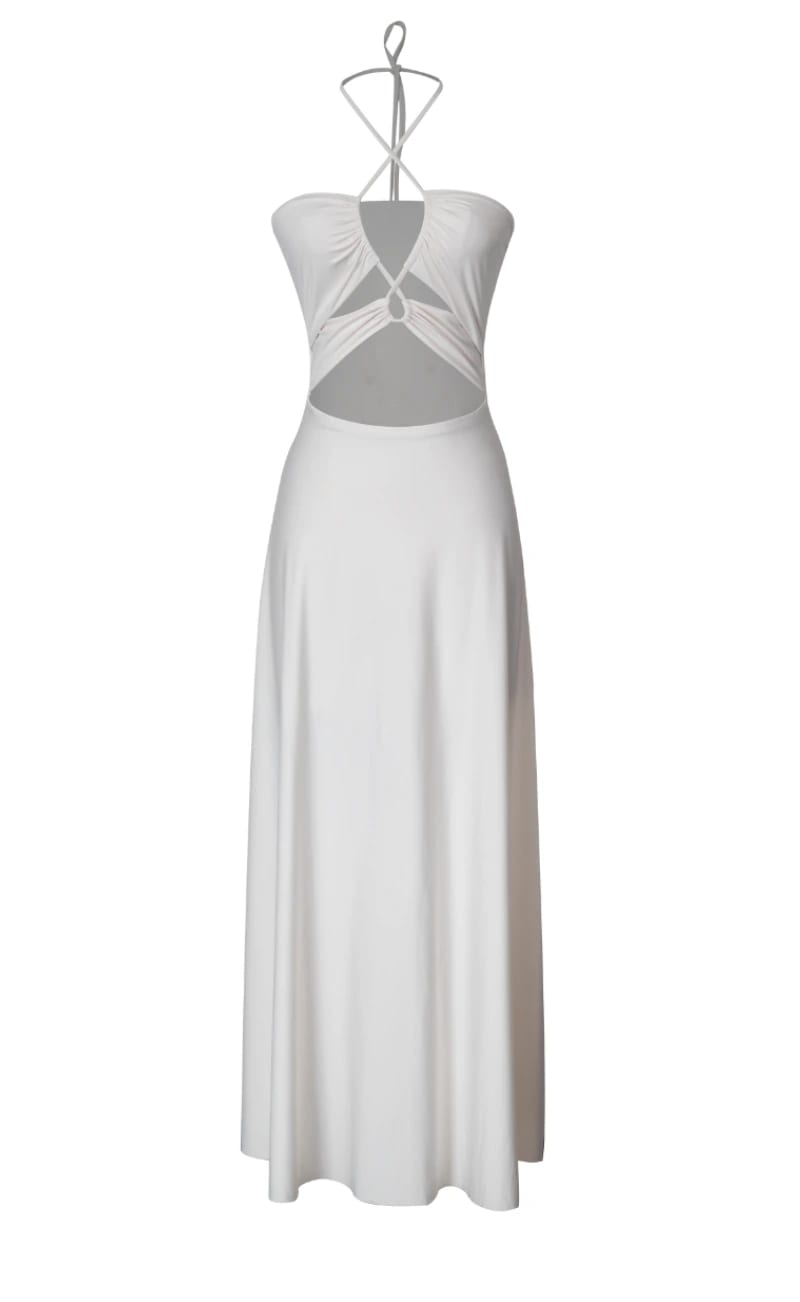 VESTIDO LARGO PRIYA MARFIL - imagen 1