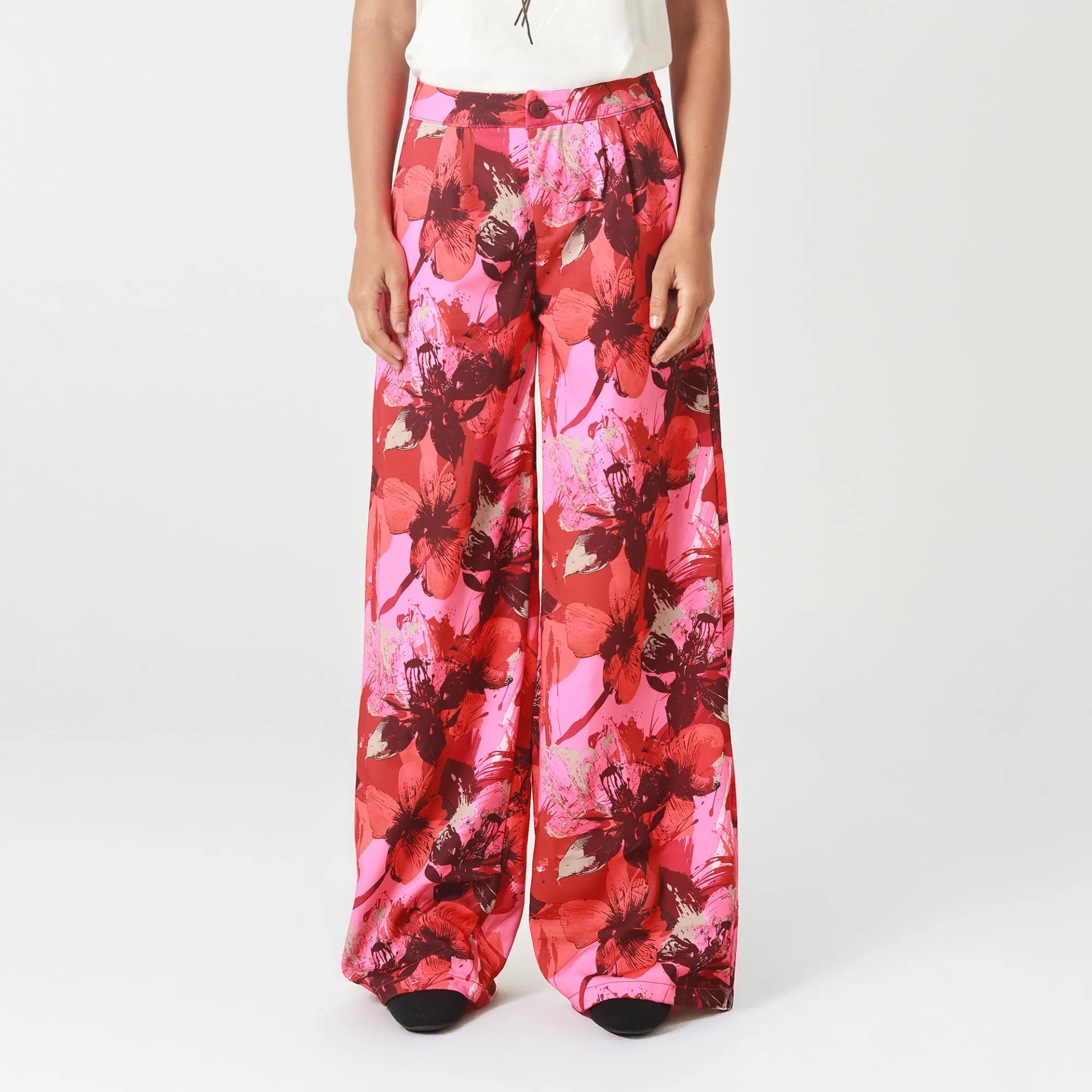 Pantalon Tiro Alto Bota Palazzo - imagen 3