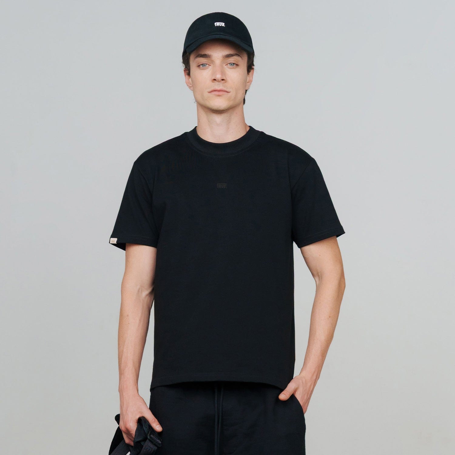Camiseta Clásica Logo Negro - Negra - imagen 2