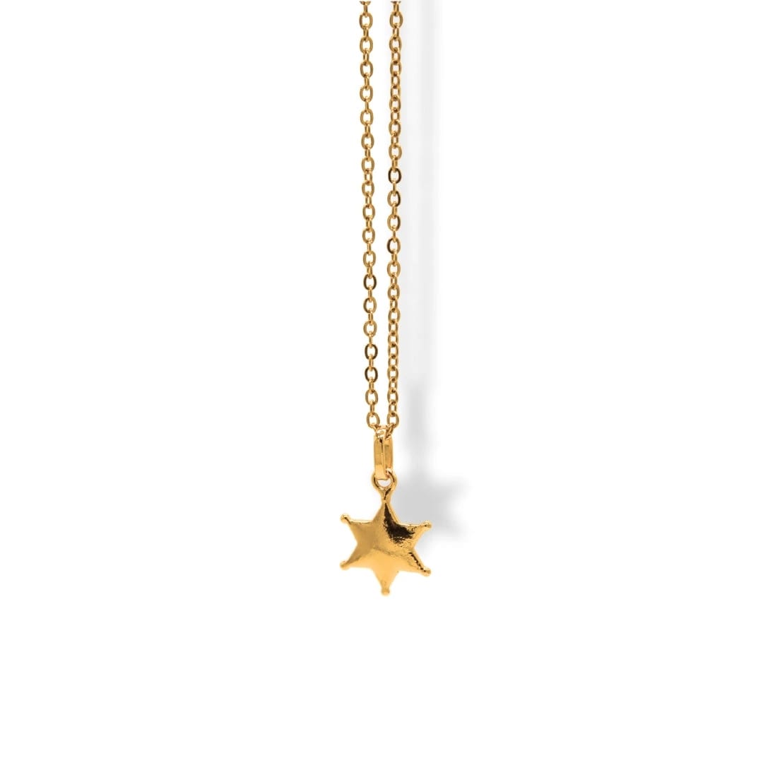 Cadena con estrella de sheriff pequeña - imagen 1