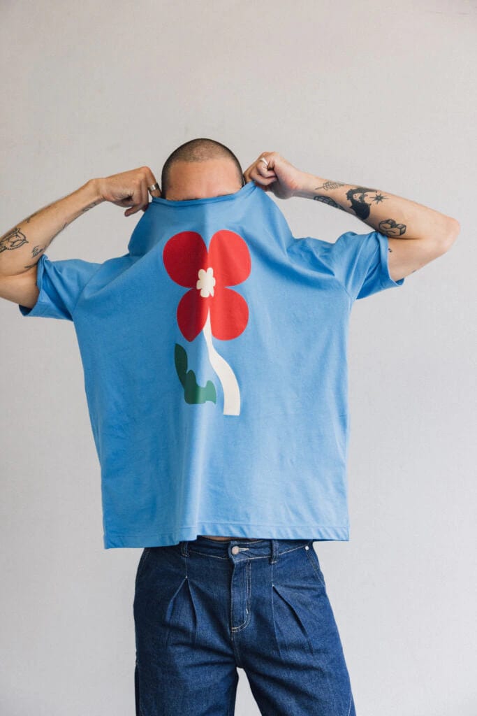 T-shirt Oversize Hibiscus - imagen 8