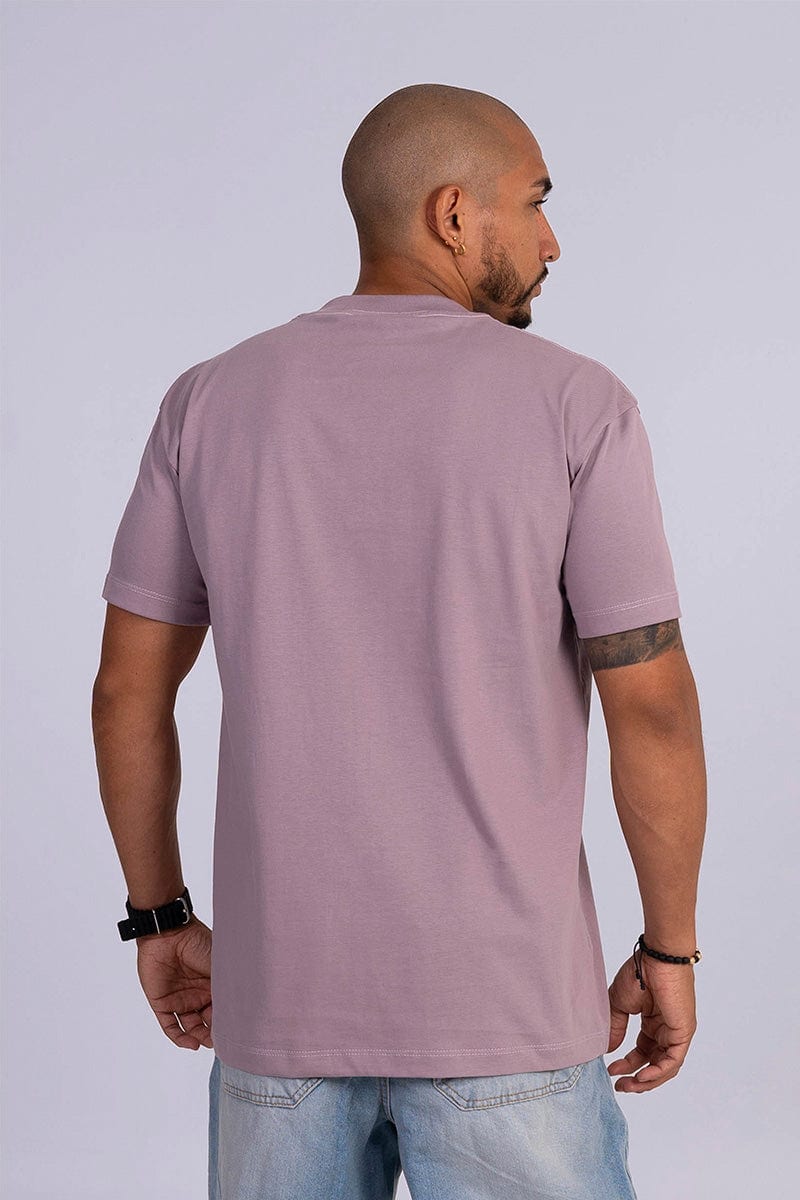 Camiseta regular básica lila - imagen 2