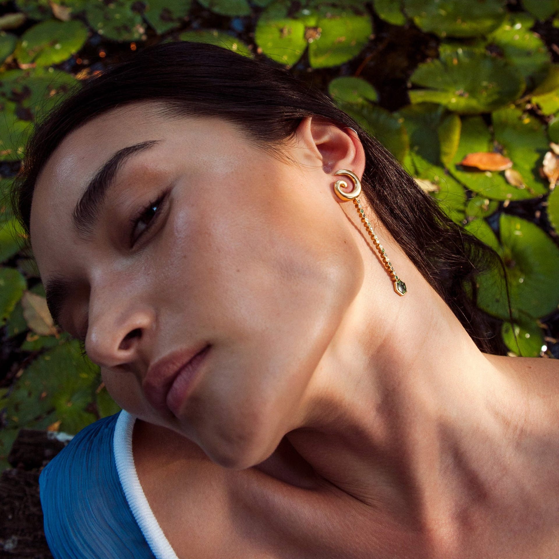 Aretes Snake Iris - imagen 2