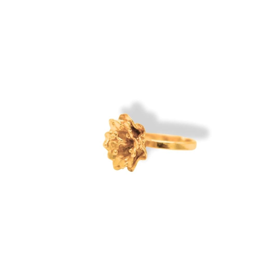 Anillo con flor de cactus pequeño - imagen 1