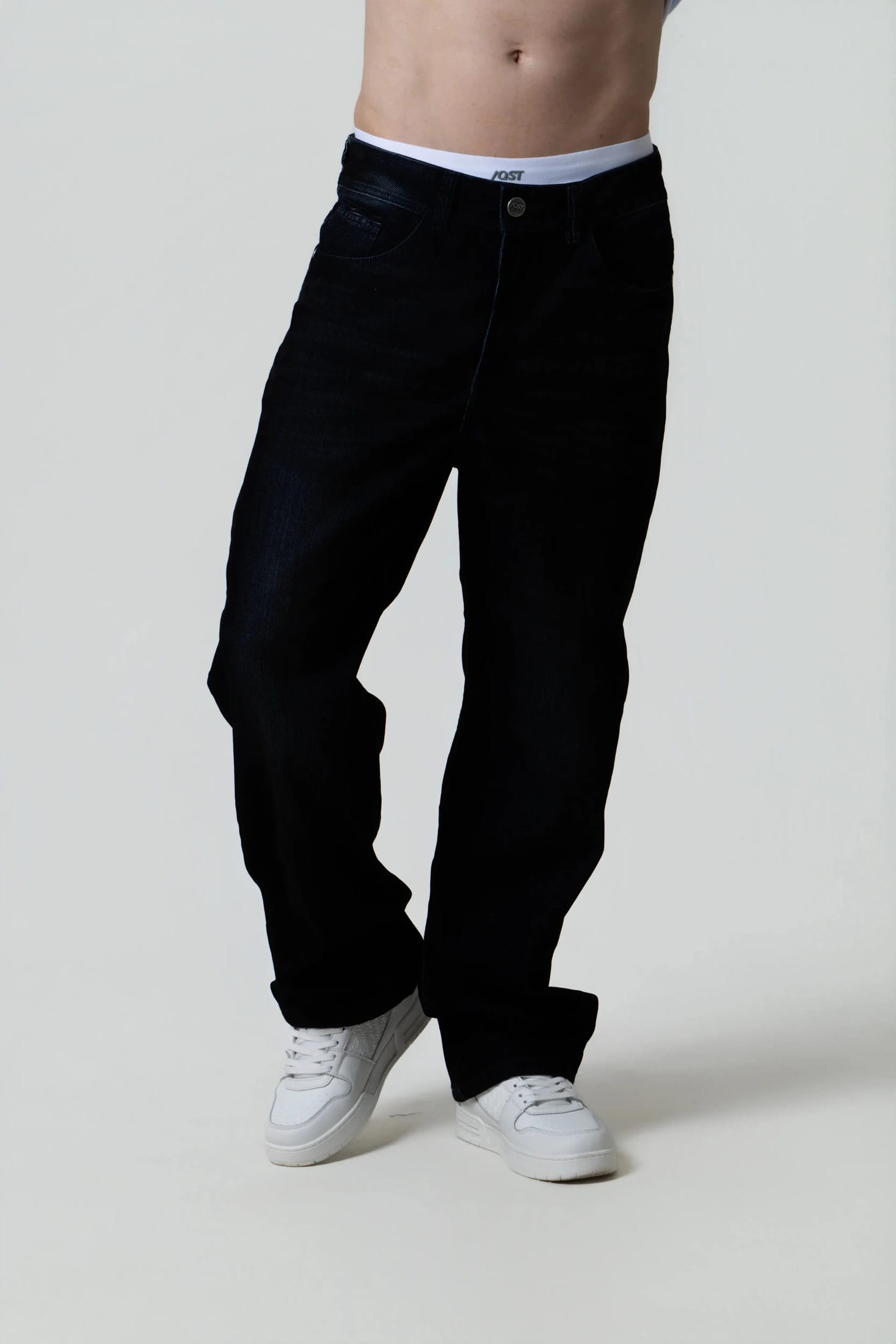 PANTALON 5 BOLSILLOS COLOR AZUL OSCURO - imagen 1