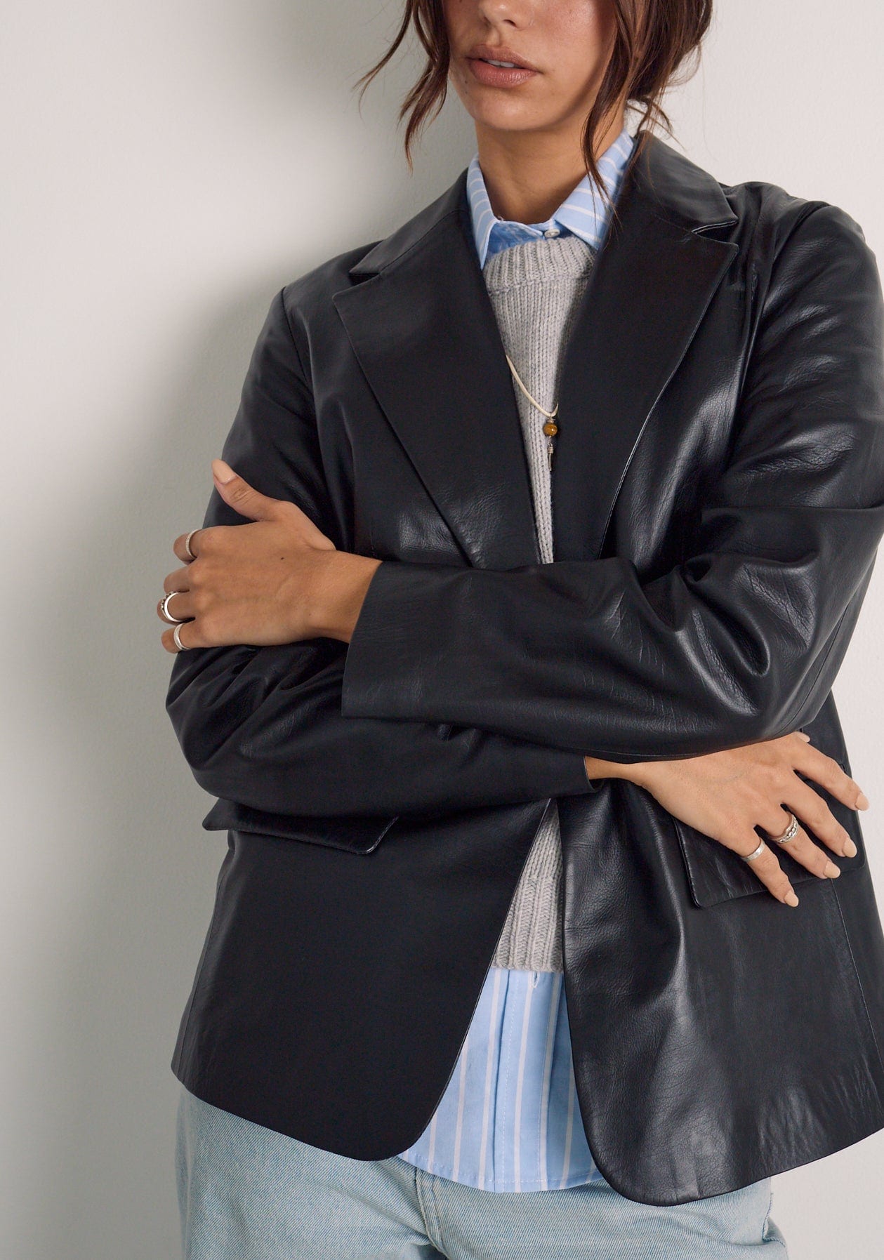 Blazer M Femme Negro - imagen 4