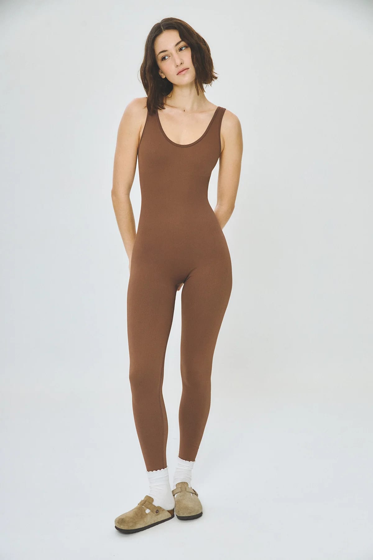 SEAMLESS ONESIE CHOCOLATE - imagen 5