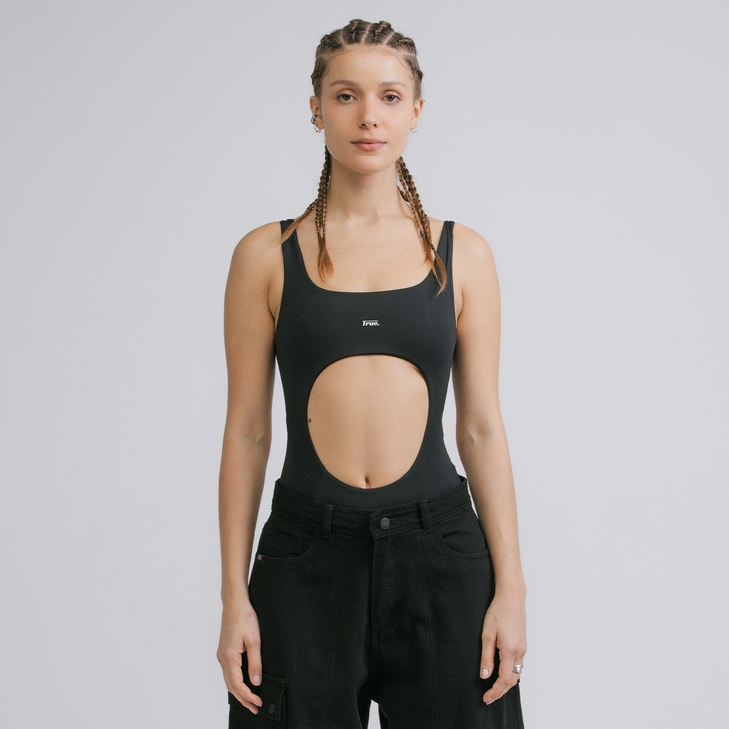Cut-Out Bodysuit - Black - imagen 4