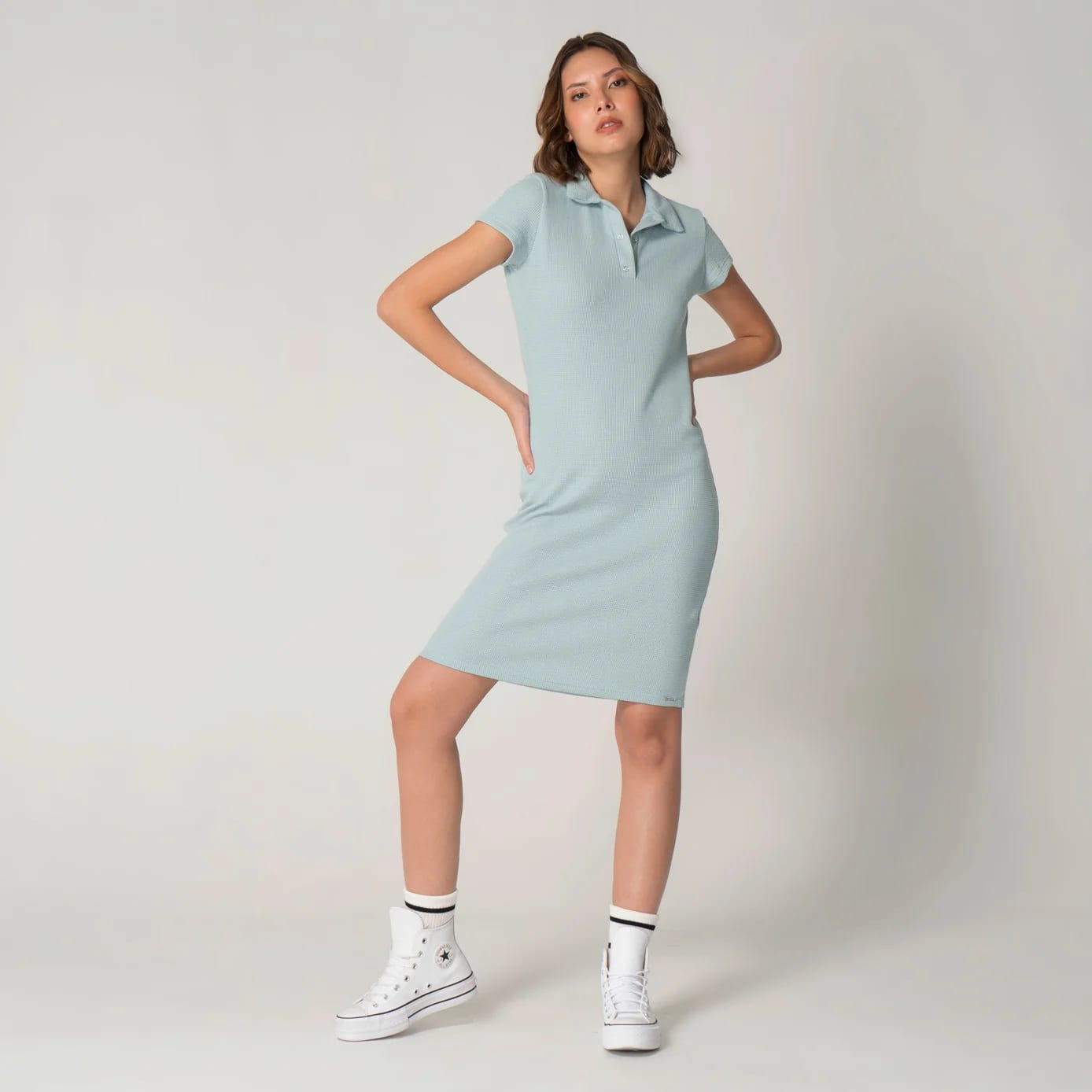 Vestido Slim Cuello Camisero Sport England - imagen 17
