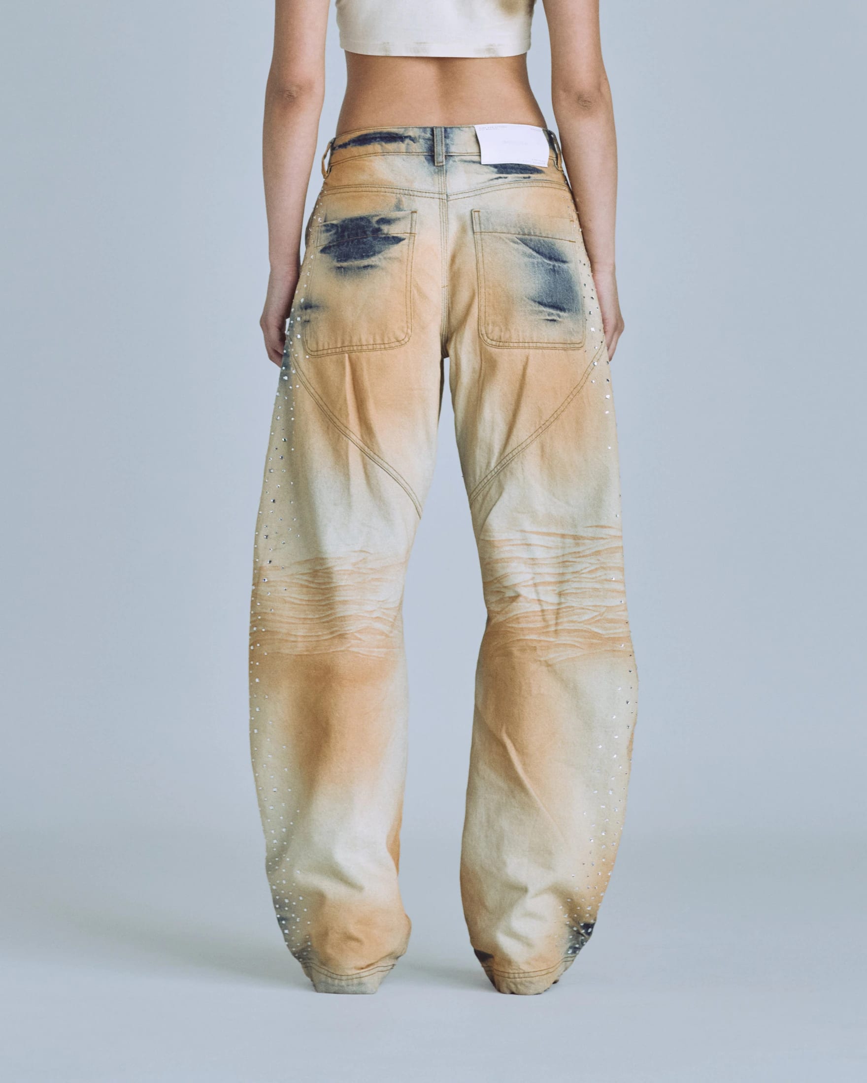 W Golden Heritage Pearled Barrel Jeans Oasis Blue - imagen 7
