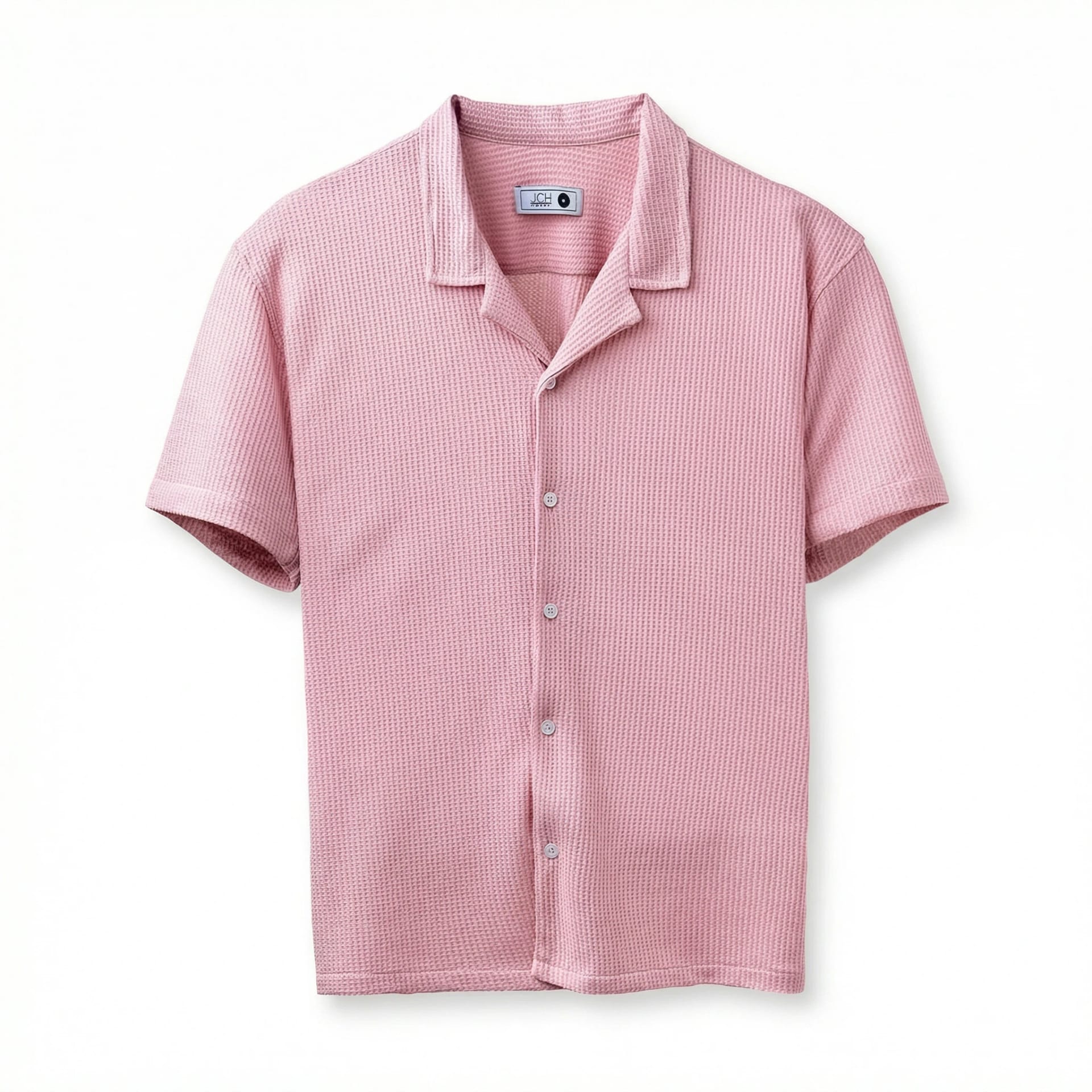 Camisa Texturizada Bowling Rosa C224 - imagen 3
