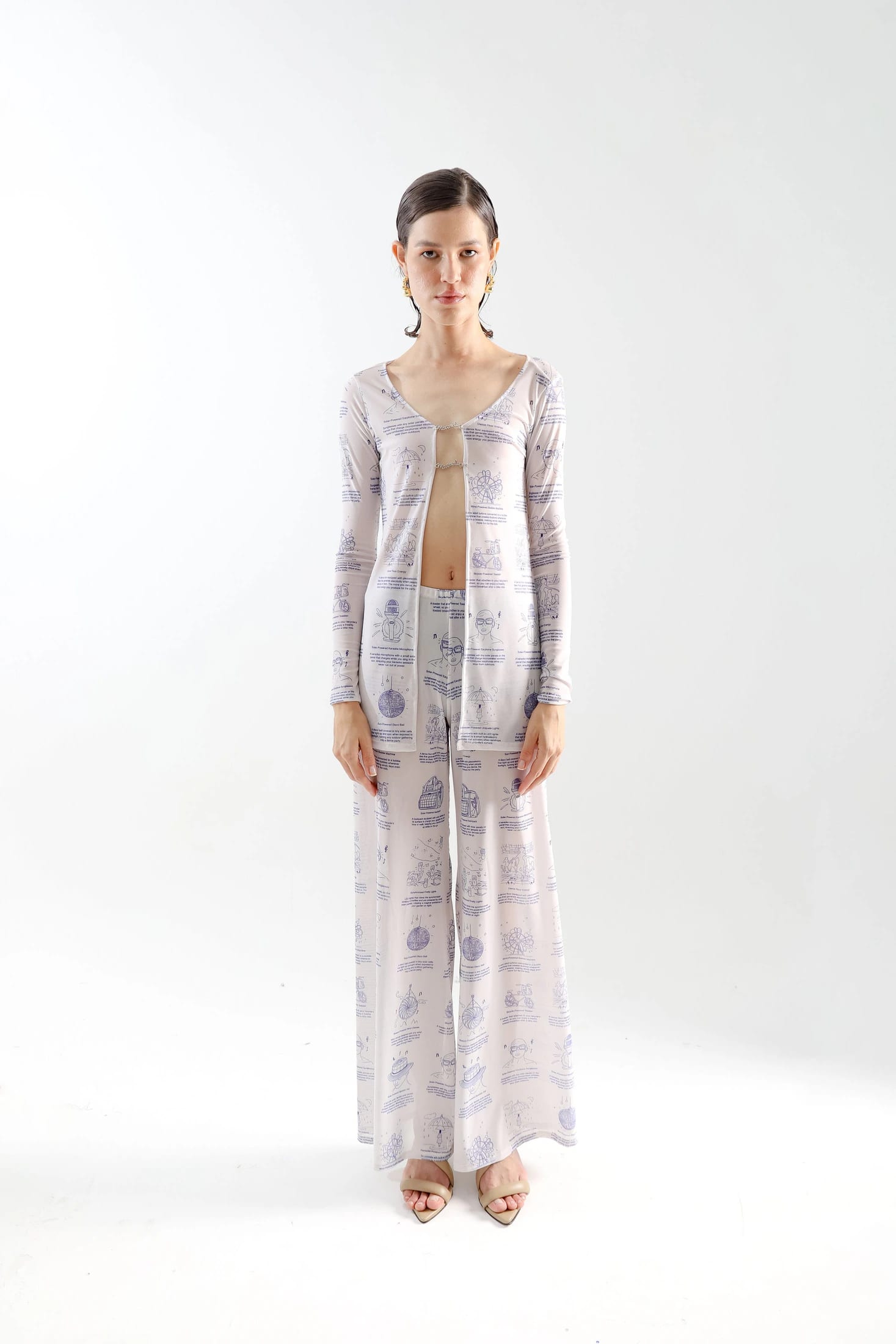 'Patents' Mesh Pants - imagen 2