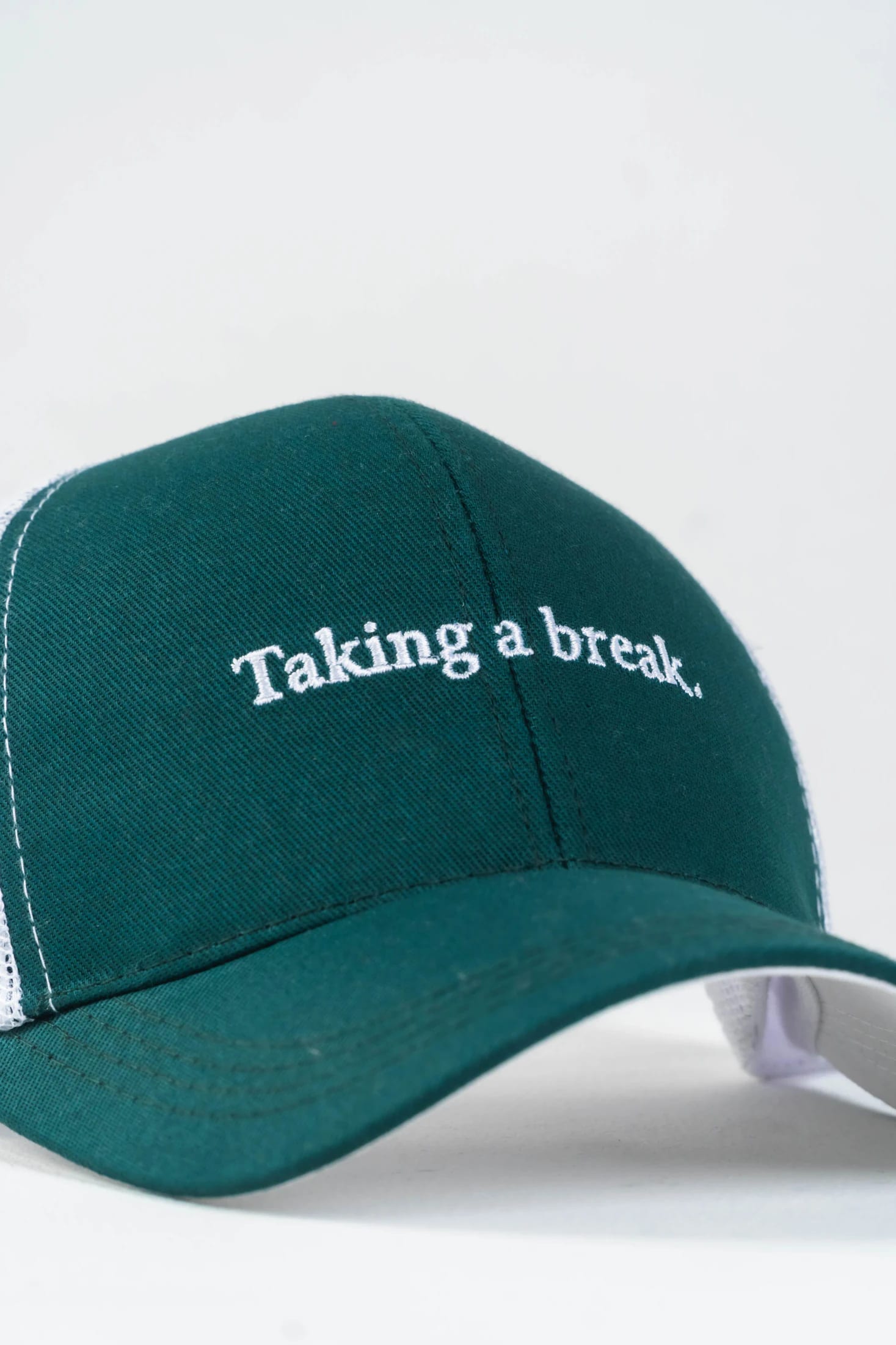 Gorra Bordado Algodón Verde Botella - imagen 6
